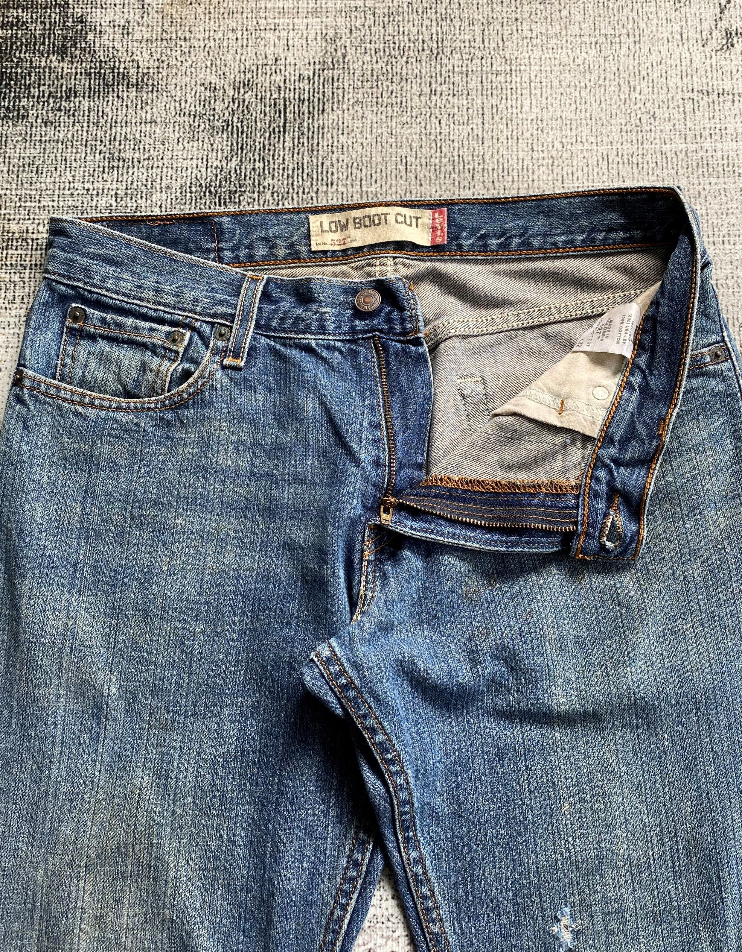 Levi's Blue Wash Levi's 527 Flare Bootcut Jeans Size US 30 / EU 46 - 8 Thumbnail