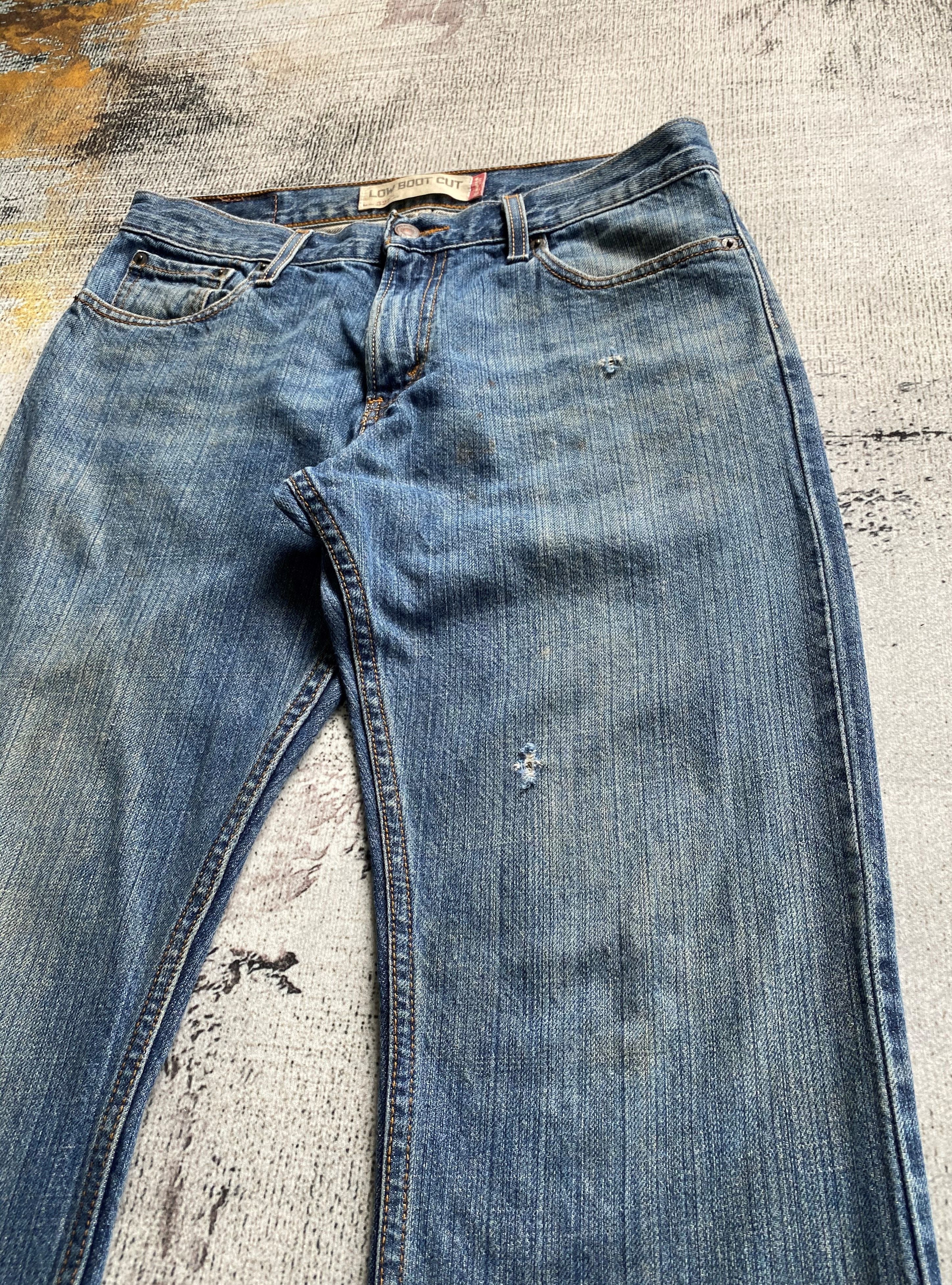 Levi's Blue Wash Levi's 527 Flare Bootcut Jeans Size US 30 / EU 46 - 6 Thumbnail