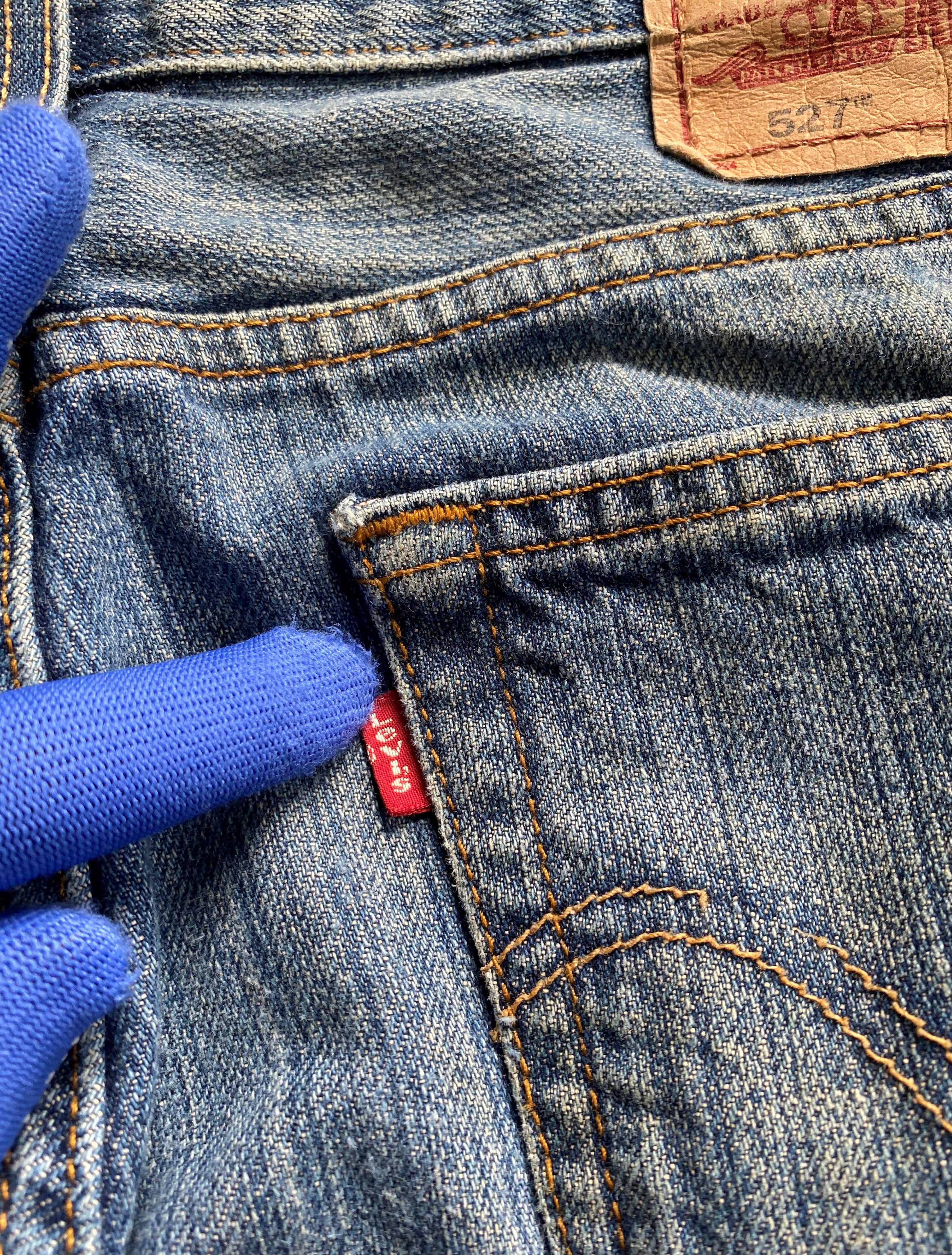 Levi's Blue Wash Levi's 527 Flare Bootcut Jeans Size US 30 / EU 46 - 12 Thumbnail