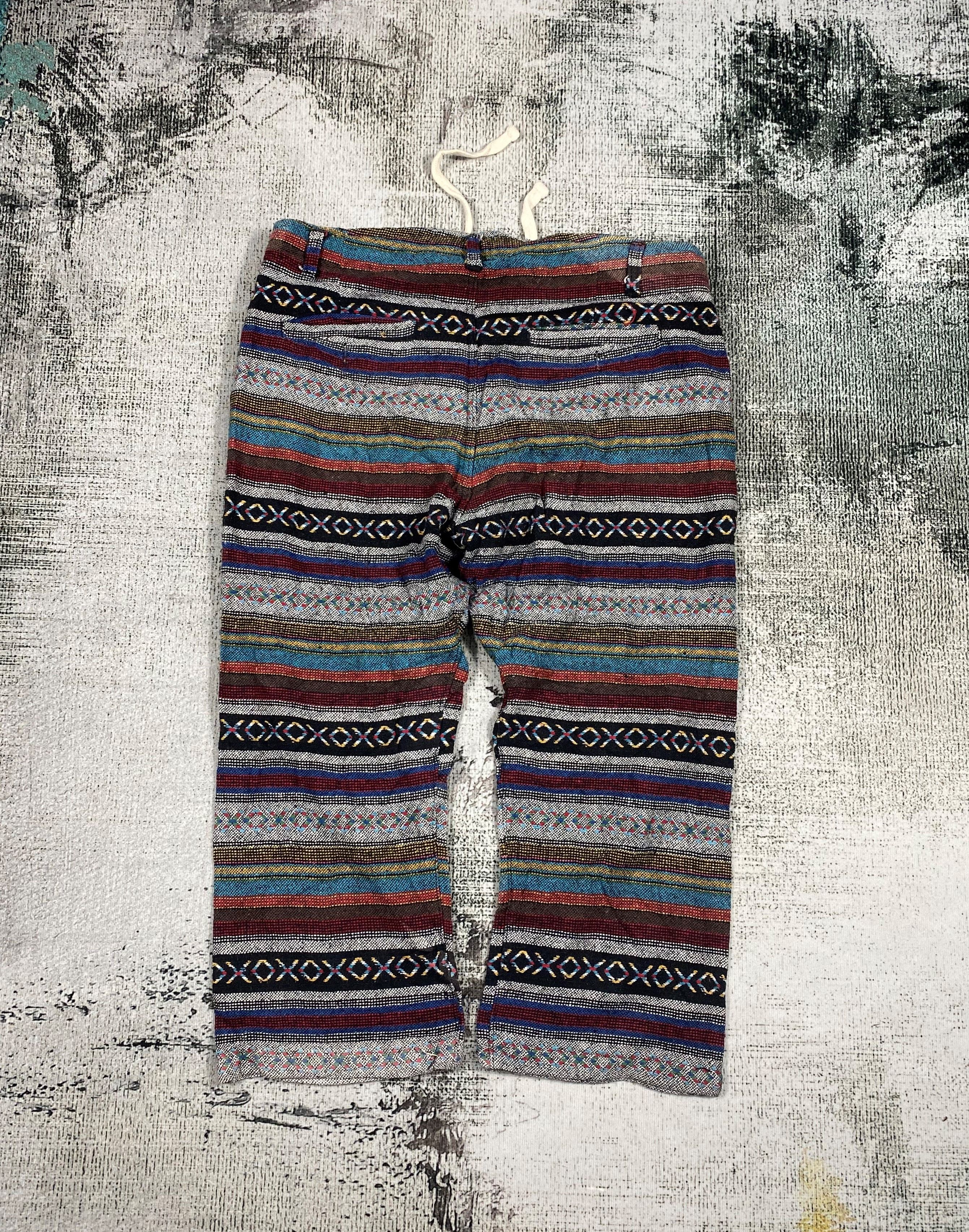 Japanese Brand × Vintage Vintage Native Navajo Aztec Design Pants Size US 30 / EU 46 - 5 Thumbnail
