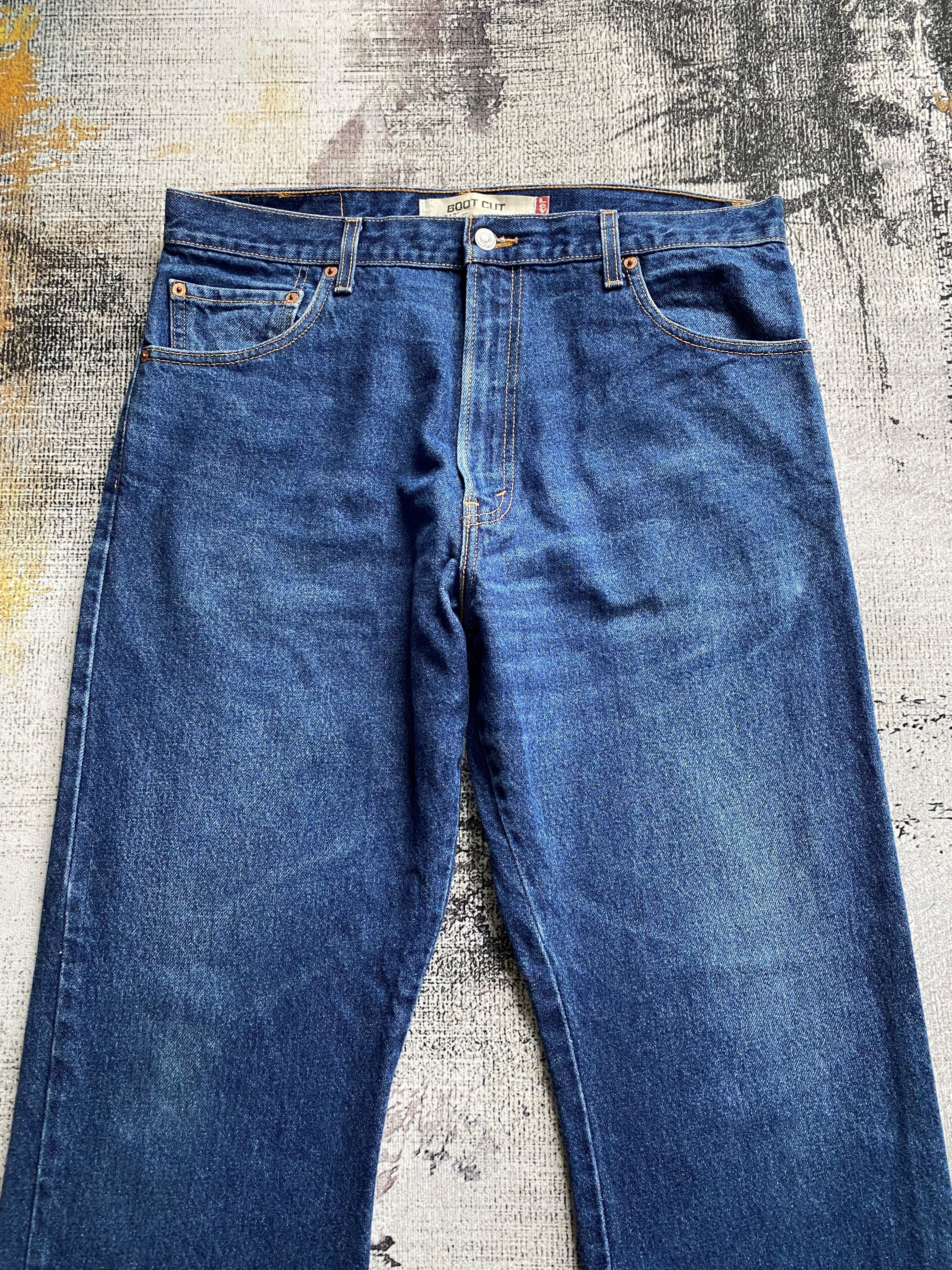 Levi's Denim Washed Vintage Levi's 517 Flare Bootcut Jeans Size US 36 / EU 52 - 3 Thumbnail