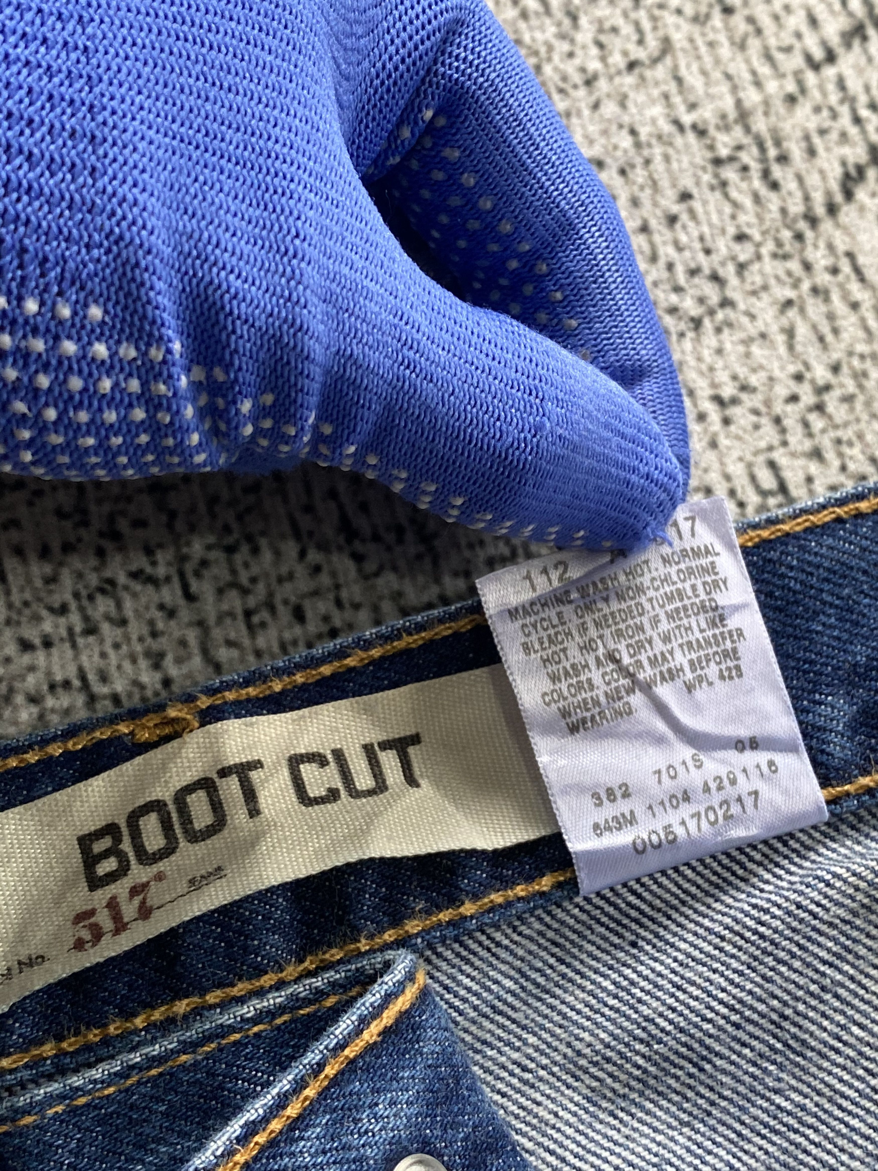 Levi's Denim Washed Vintage Levi's 517 Flare Bootcut Jeans Size US 36 / EU 52 - 8 Thumbnail