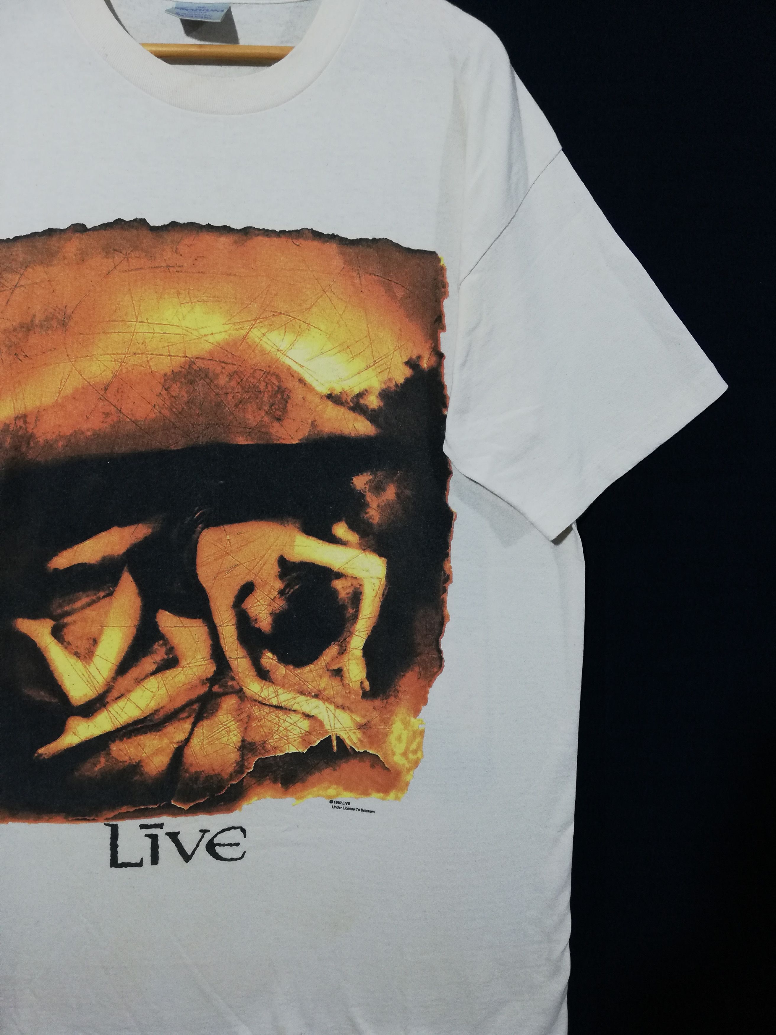 Band Tees × Vintage Vintage 90's Live Band T-shirt Size US XL / EU 56 / 4 - 6 Thumbnail
