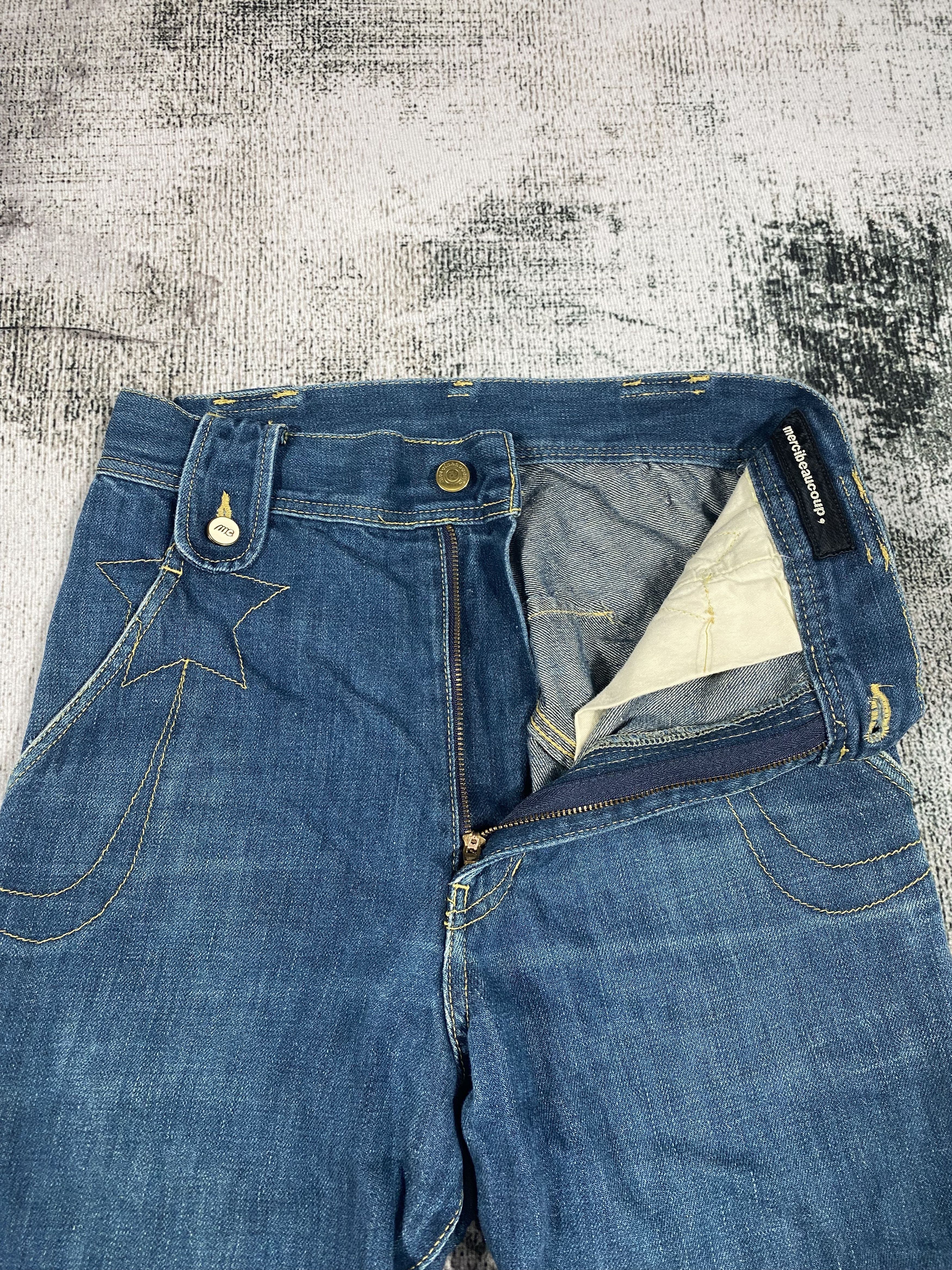 If Six Was Nine × Issey Miyake × mercibeaucoup Merchibeaucoup Issey Miyake Fashion Denim Size US 27 - 6 Thumbnail