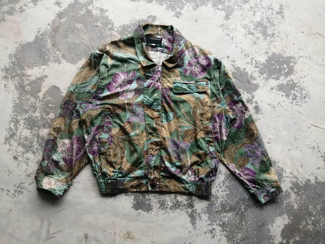 Hardy Amies × Vintage Hardy Amies Sport London Light Jacket Flora Design Size US XL / EU 56 / 4 - 3 Thumbnail