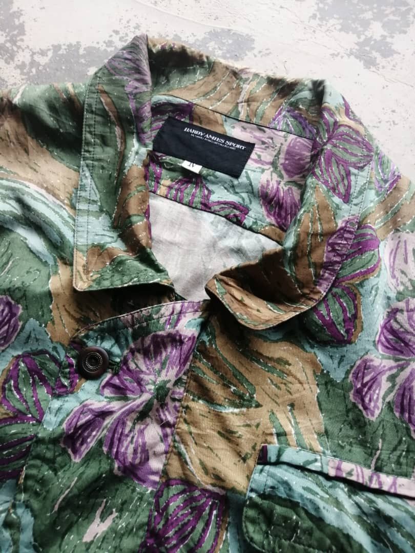 Hardy Amies × Vintage Hardy Amies Sport London Light Jacket Flora Design Size US XL / EU 56 / 4 - 4 Thumbnail