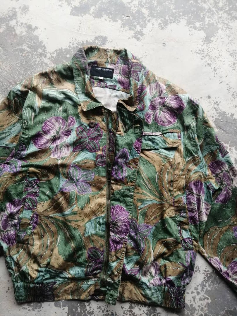Hardy Amies × Vintage Hardy Amies Sport London Light Jacket Flora Design Size US XL / EU 56 / 4 - 8 Thumbnail