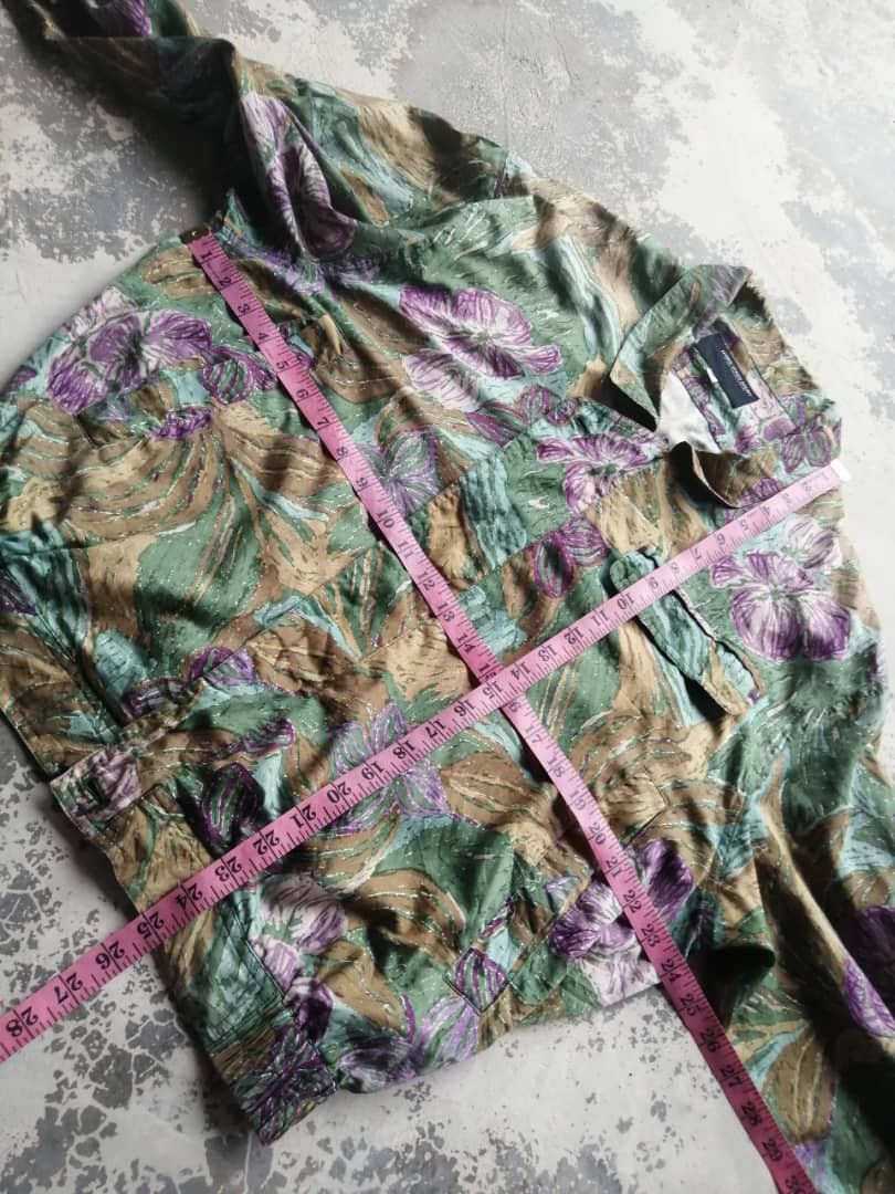 Hardy Amies × Vintage Hardy Amies Sport London Light Jacket Flora Design Size US XL / EU 56 / 4 - 9 Thumbnail