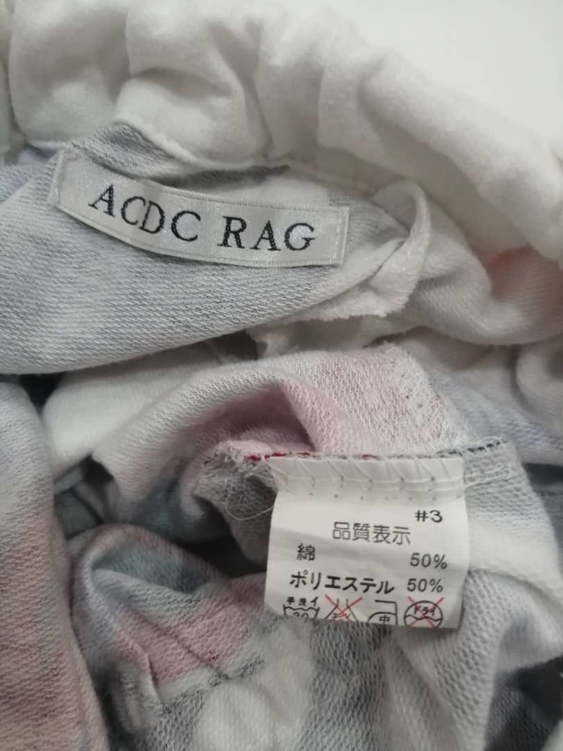 Japanese Brand ACDC RAGS Pants Short Overprint Design Size US 30 / EU 46 - 3 Thumbnail
