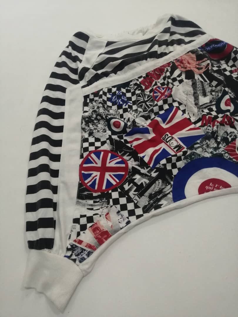 Japanese Brand ACDC RAGS Pants Short Overprint Design Size US 30 / EU 46 - 6 Thumbnail