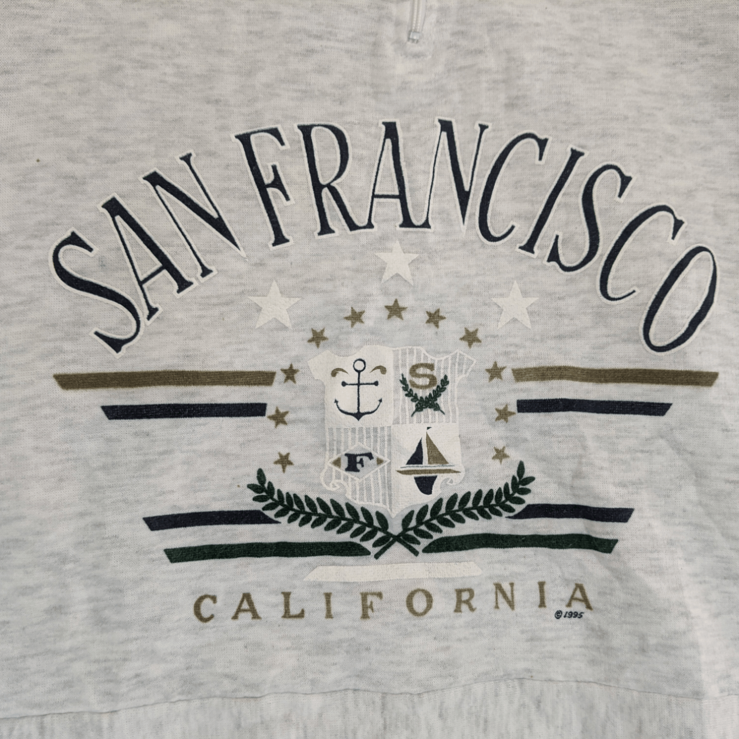 Vintage Vintage 1995 SAN FRASCISCO California Jumper Sweatshirt Size US M / EU 48-50 / 2 - 4 Thumbnail