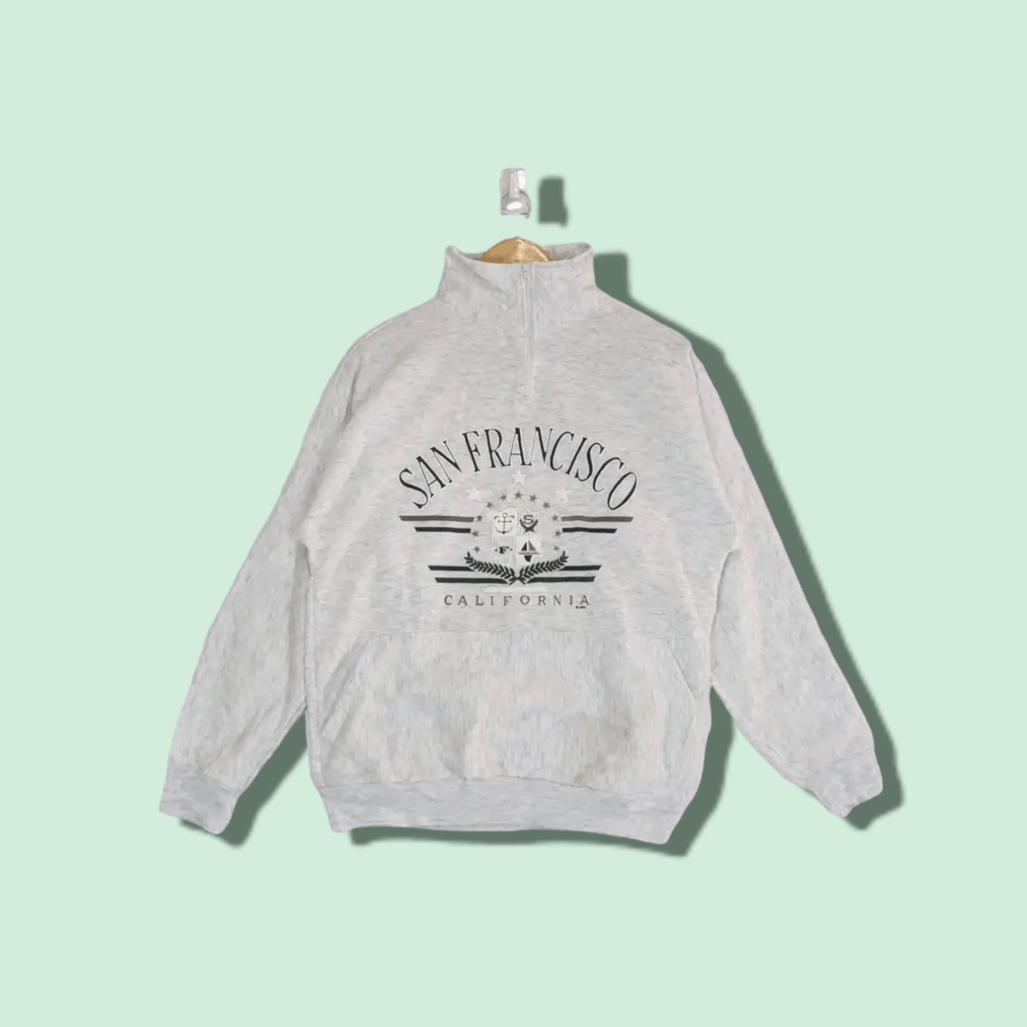 Vintage Vintage 1995 SAN FRASCISCO California Jumper Sweatshirt Size US M / EU 48-50 / 2 - 1 Thumbnail