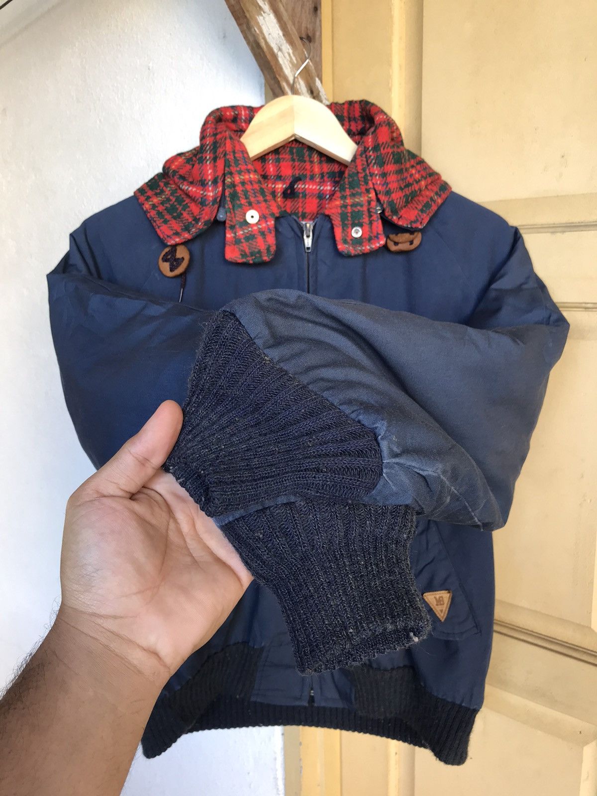 Macbeth ❗️Vintage Macbeth Pocket Back Winter Bomber Jacket Hoodie Size US L / EU 52-54 / 3 - 12 Thumbnail