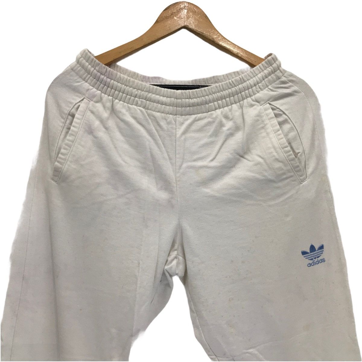 Adidas × Vintage Vintage Adidas Sweatpant Adidas Three Stripes AdidasTrefoil Size US 28 / EU 44 - 3 Thumbnail