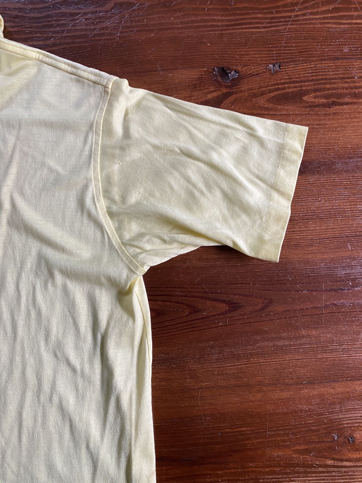Vintage Vintage 70’s Blades & Co Yellow Short Sleeve Polo Size US L / EU 52-54 / 3 - 11 Thumbnail