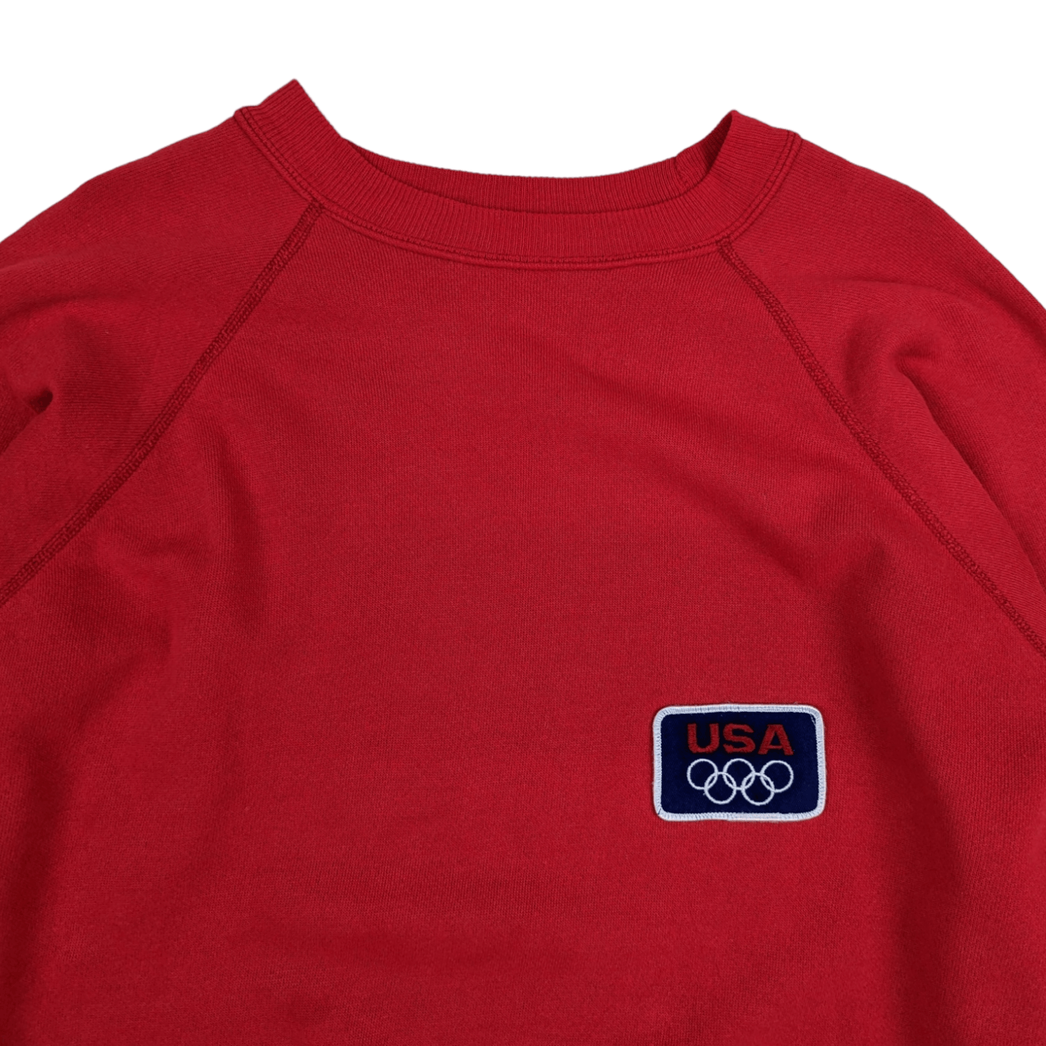 USA Olympics × Vintage Vintage 90's Hanes USA Olympics Team Jumper Sweatshirt Size US XL / EU 56 / 4 - 4 Thumbnail
