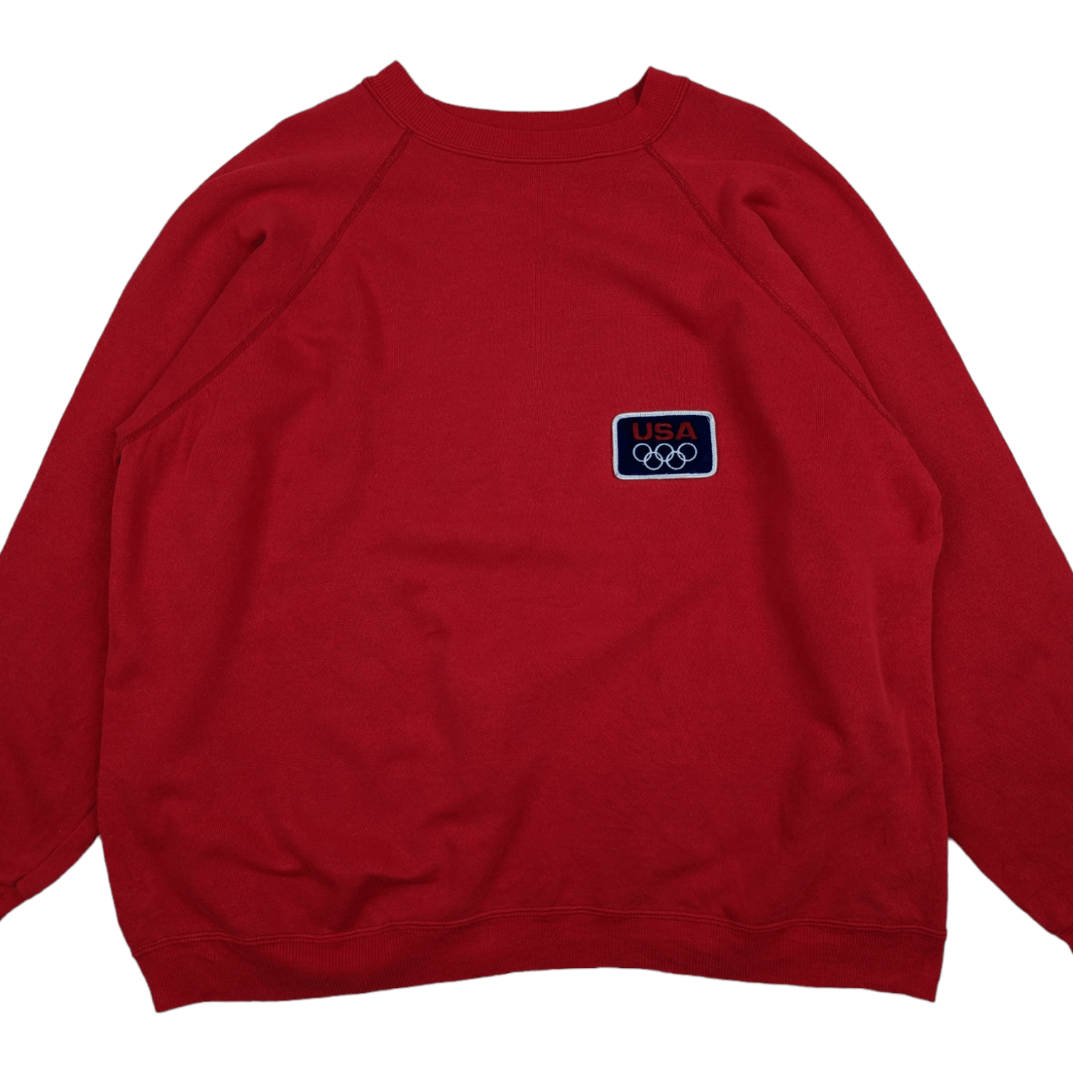USA Olympics × Vintage Vintage 90's Hanes USA Olympics Team Jumper Sweatshirt Size US XL / EU 56 / 4 - 2 Thumbnail