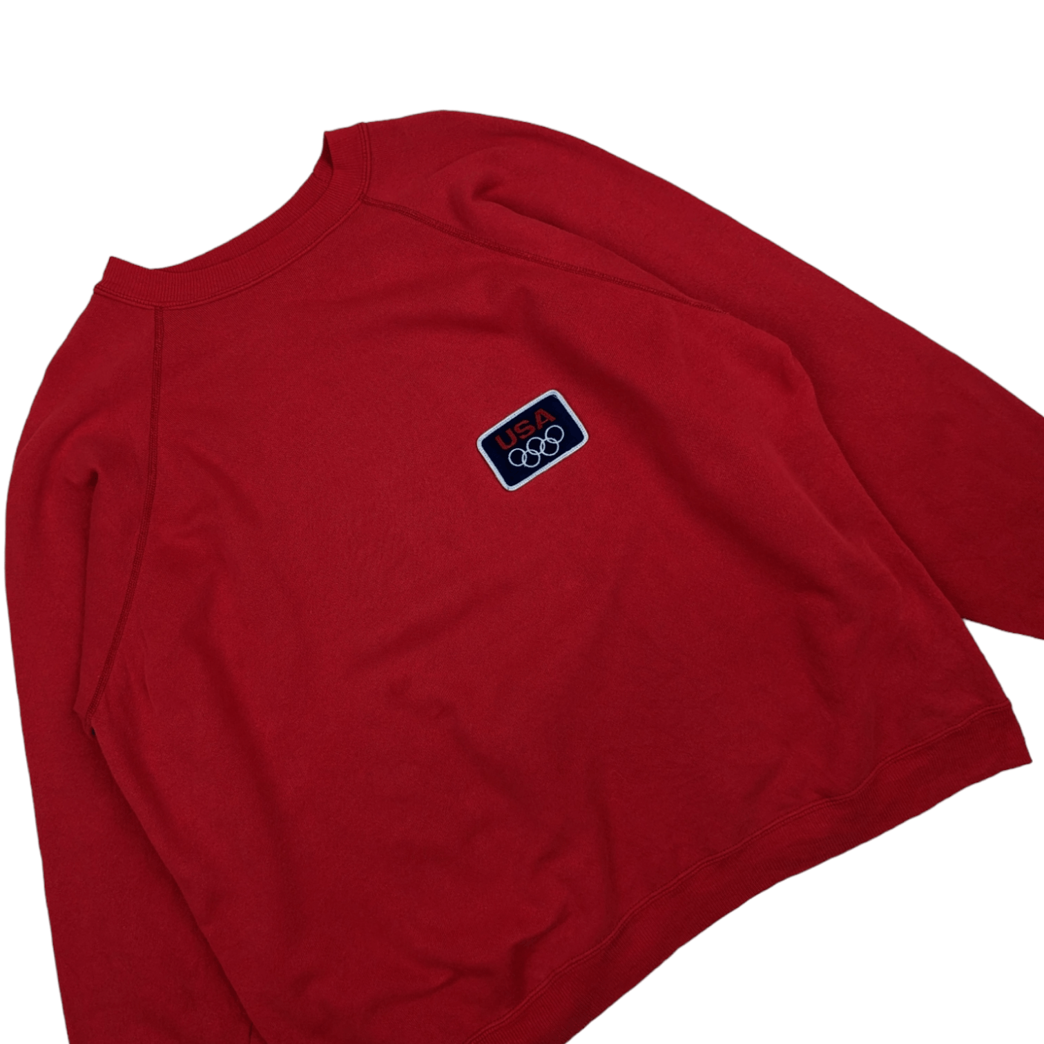 USA Olympics × Vintage Vintage 90's Hanes USA Olympics Team Jumper Sweatshirt Size US XL / EU 56 / 4 - 3 Thumbnail