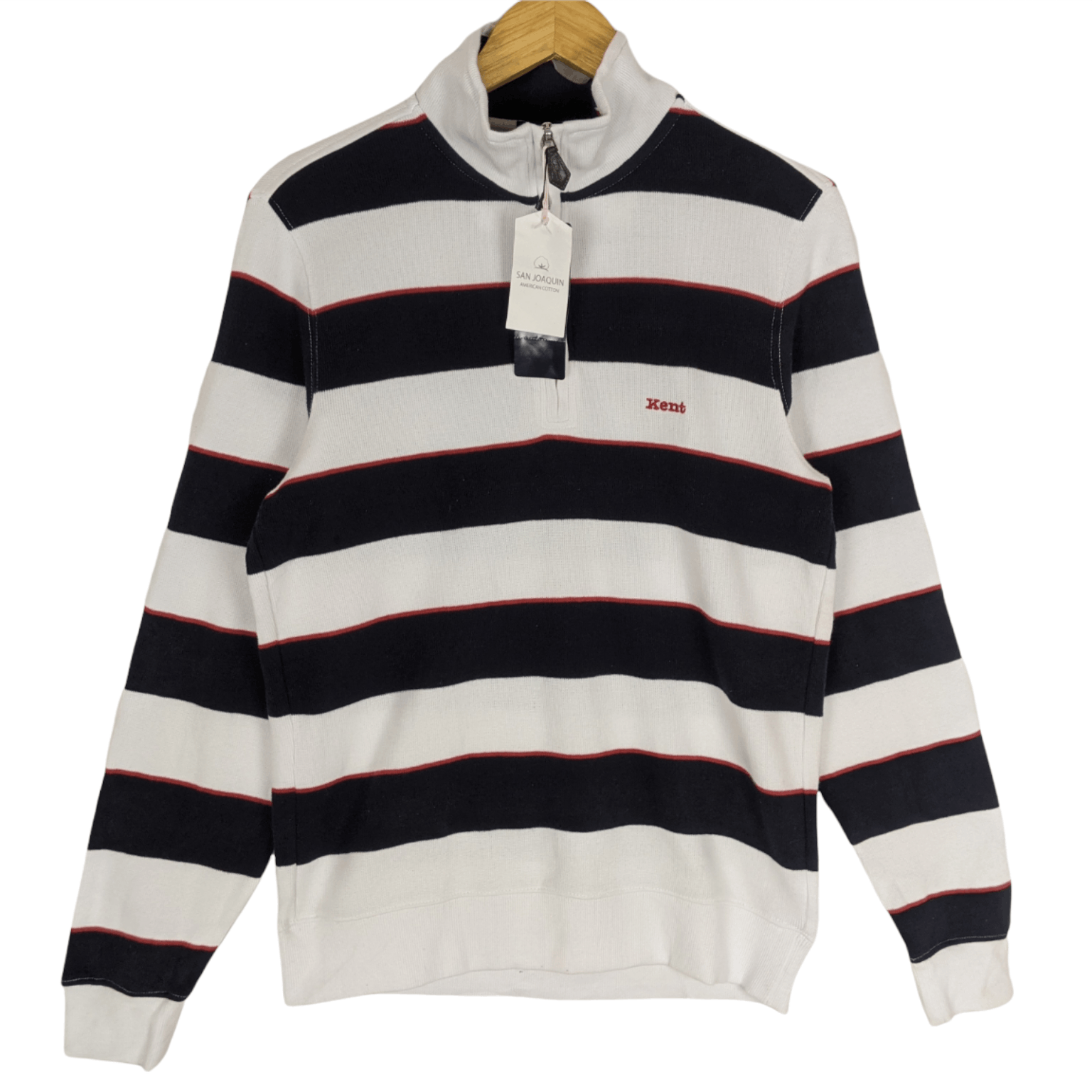 Japanese Brand KENT San Joaquin Striped Jumper Sweatshirt Size US M / EU 48-50 / 2 - 2 Thumbnail