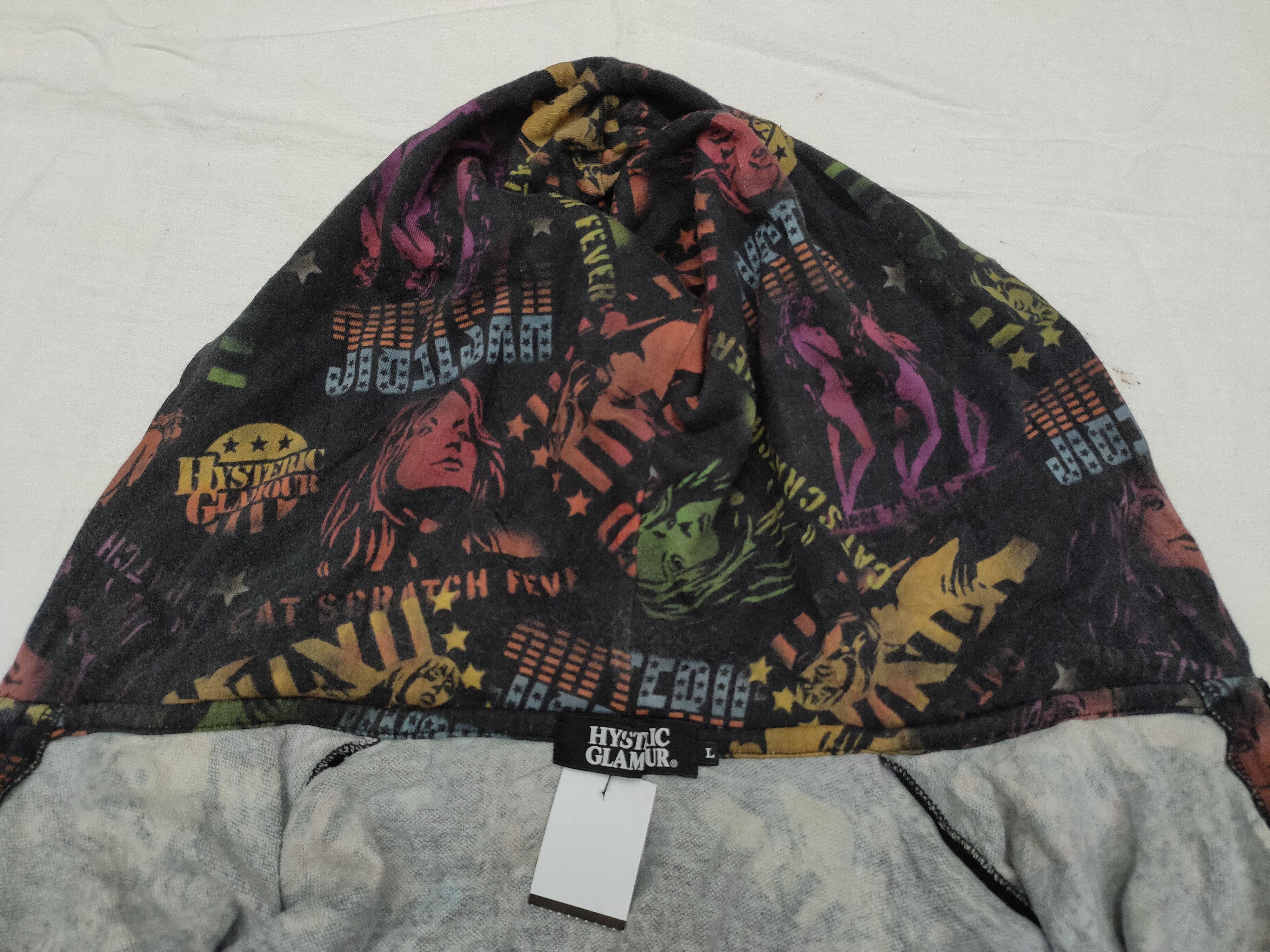 Hysteric Glamour Hysteric Glamour Cat Scratch Fever Fullprint Design Hoodie Size US L / EU 52-54 / 3 - 8 Thumbnail