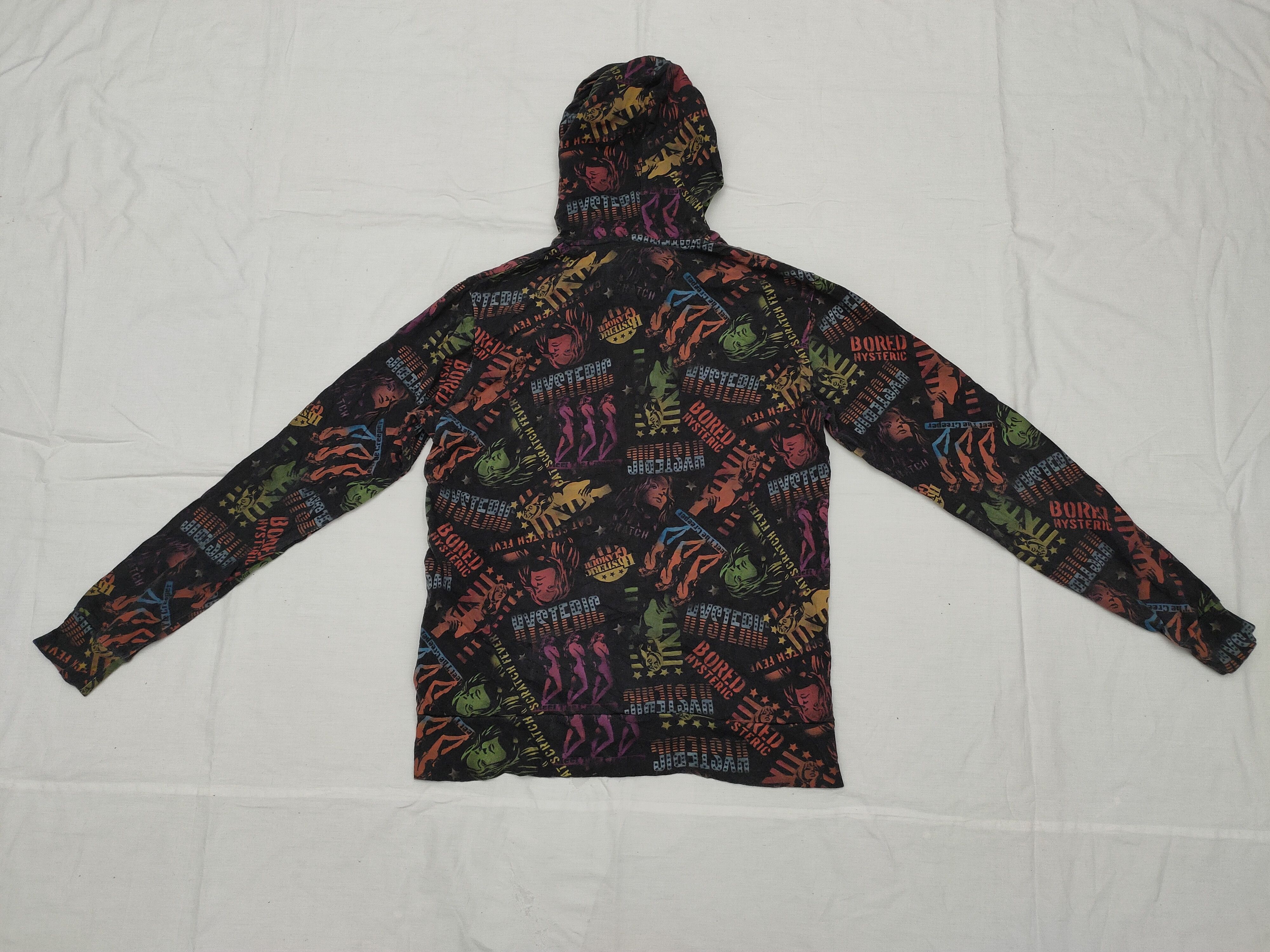 Hysteric Glamour Hysteric Glamour Cat Scratch Fever Fullprint Design Hoodie Size US L / EU 52-54 / 3 - 2 Thumbnail