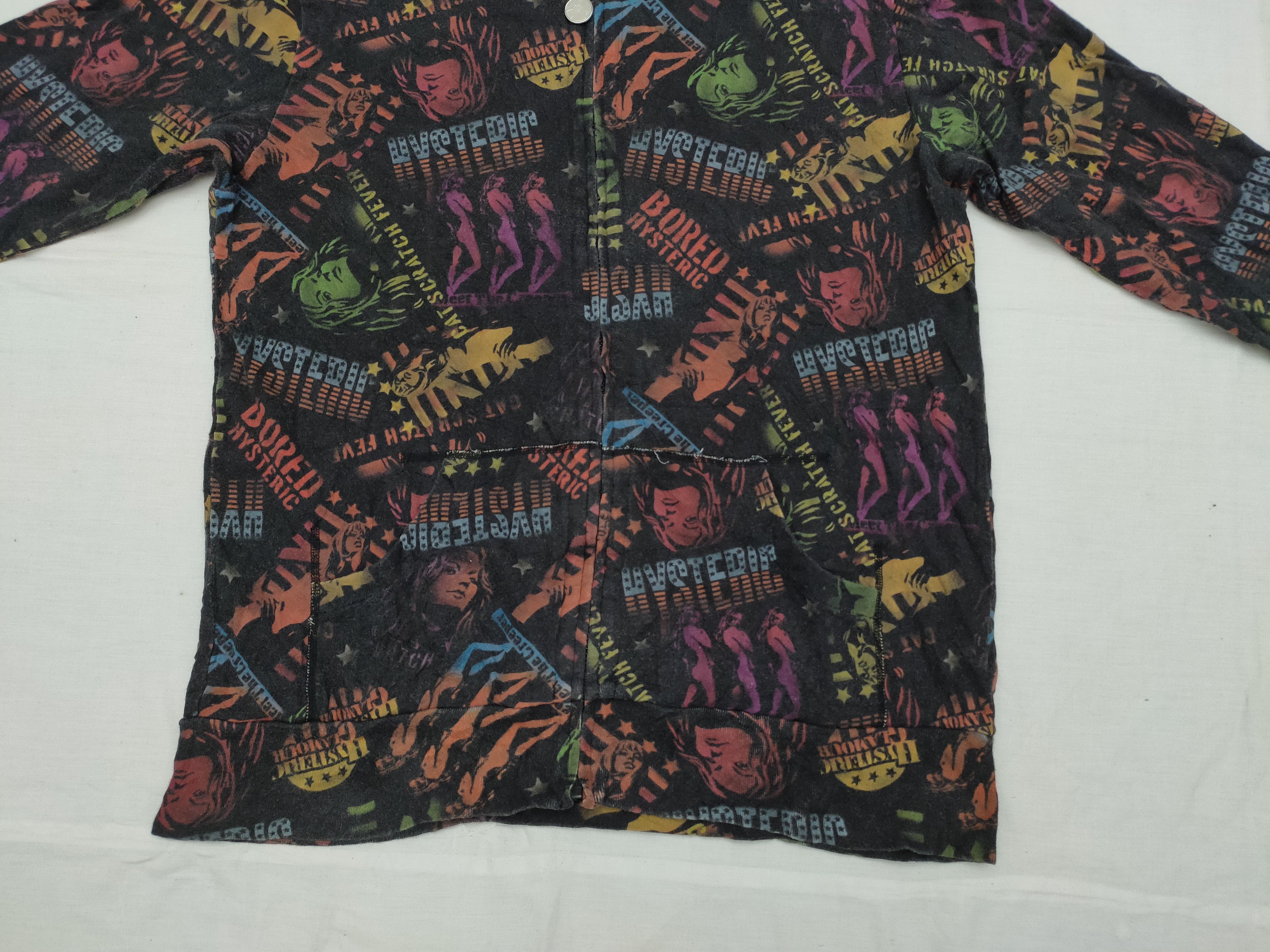 Hysteric Glamour Hysteric Glamour Cat Scratch Fever Fullprint Design Hoodie Size US L / EU 52-54 / 3 - 3 Thumbnail