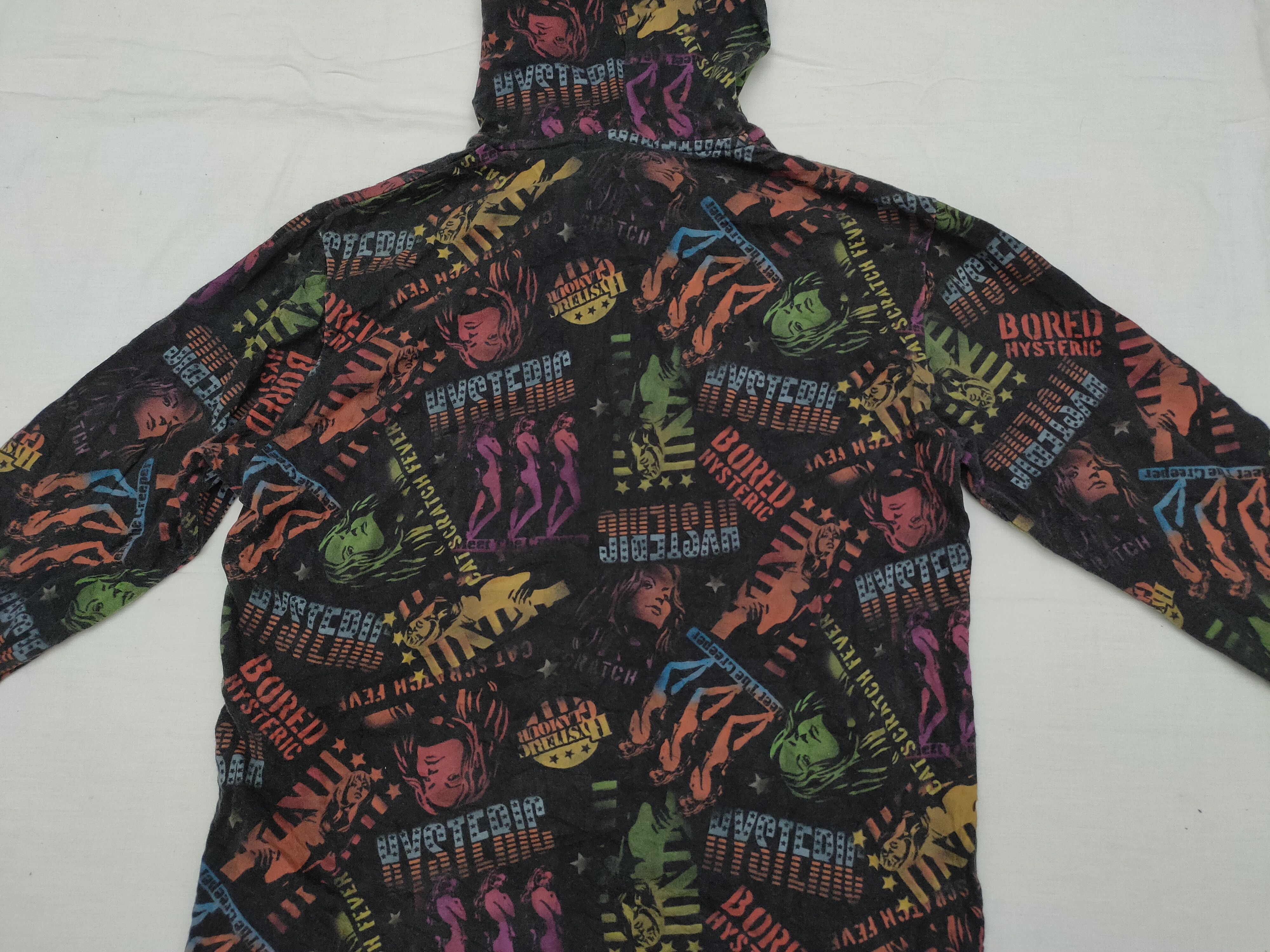 Hysteric Glamour Hysteric Glamour Cat Scratch Fever Fullprint Design Hoodie Size US L / EU 52-54 / 3 - 6 Thumbnail