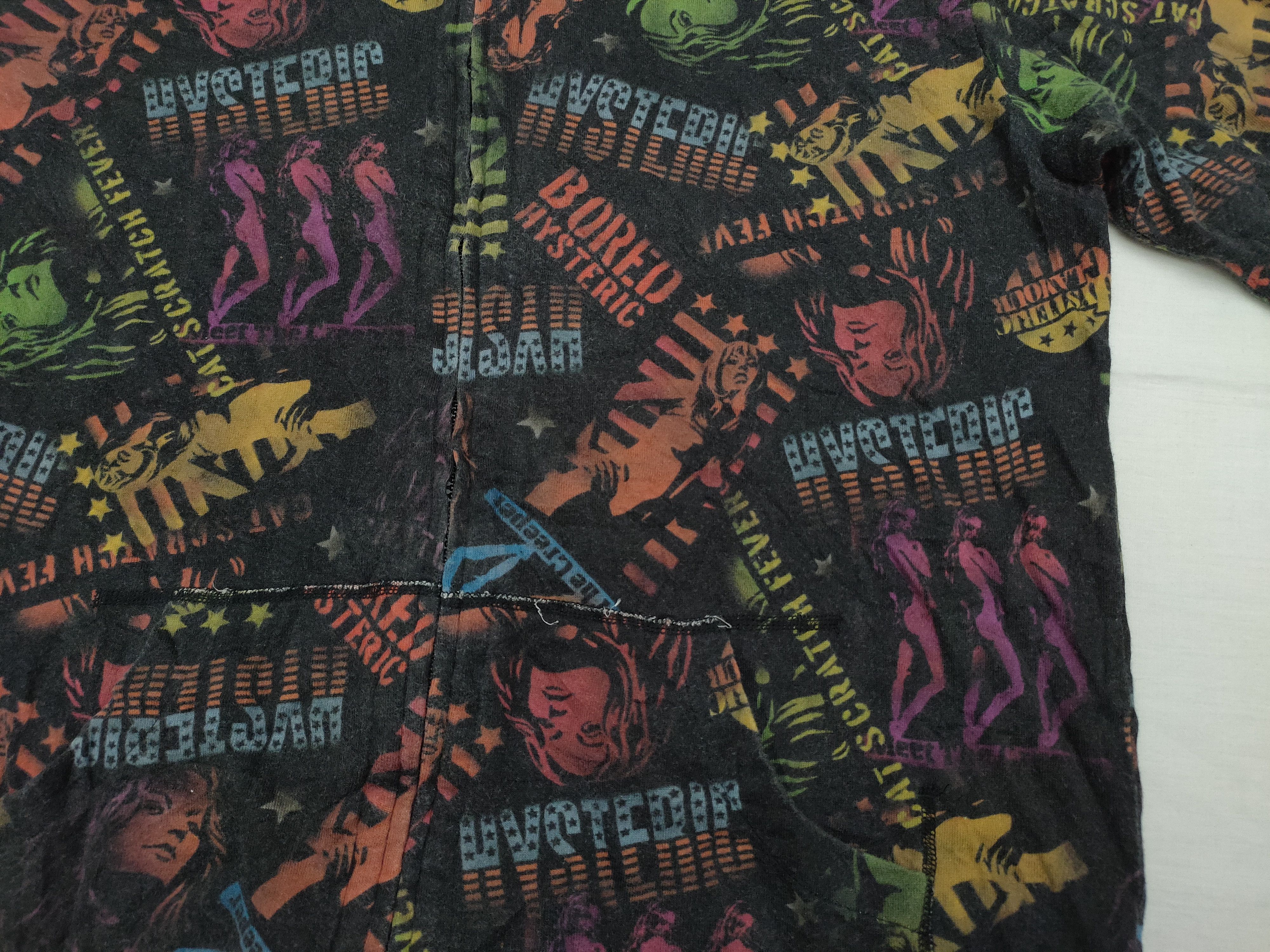 Hysteric Glamour Hysteric Glamour Cat Scratch Fever Fullprint Design Hoodie Size US L / EU 52-54 / 3 - 5 Thumbnail