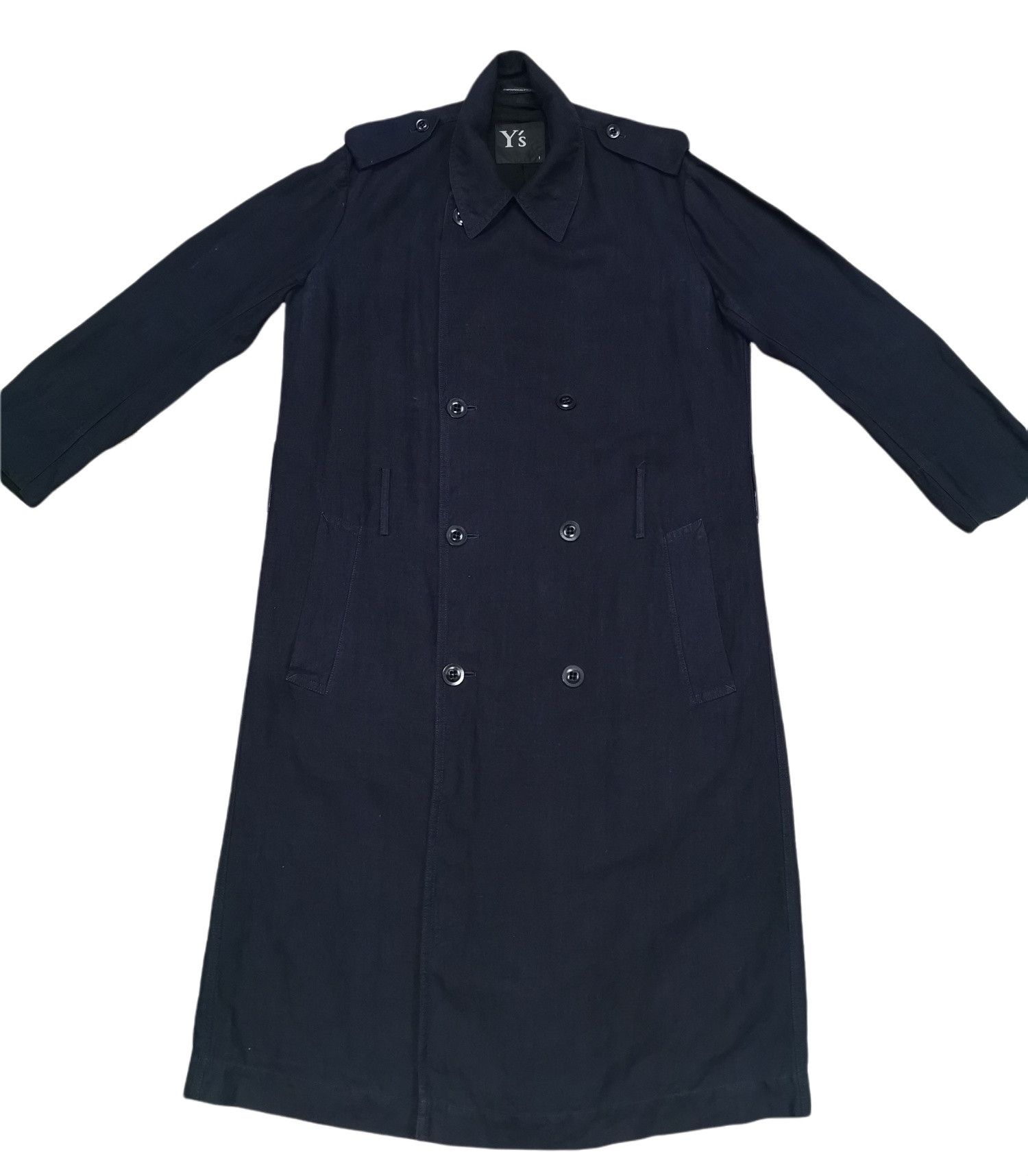 Yohji Yamamoto Y's Yohji Yamamoto Trench Coat Jacket Size US M / EU 48-50 / 2 - 2 Thumbnail
