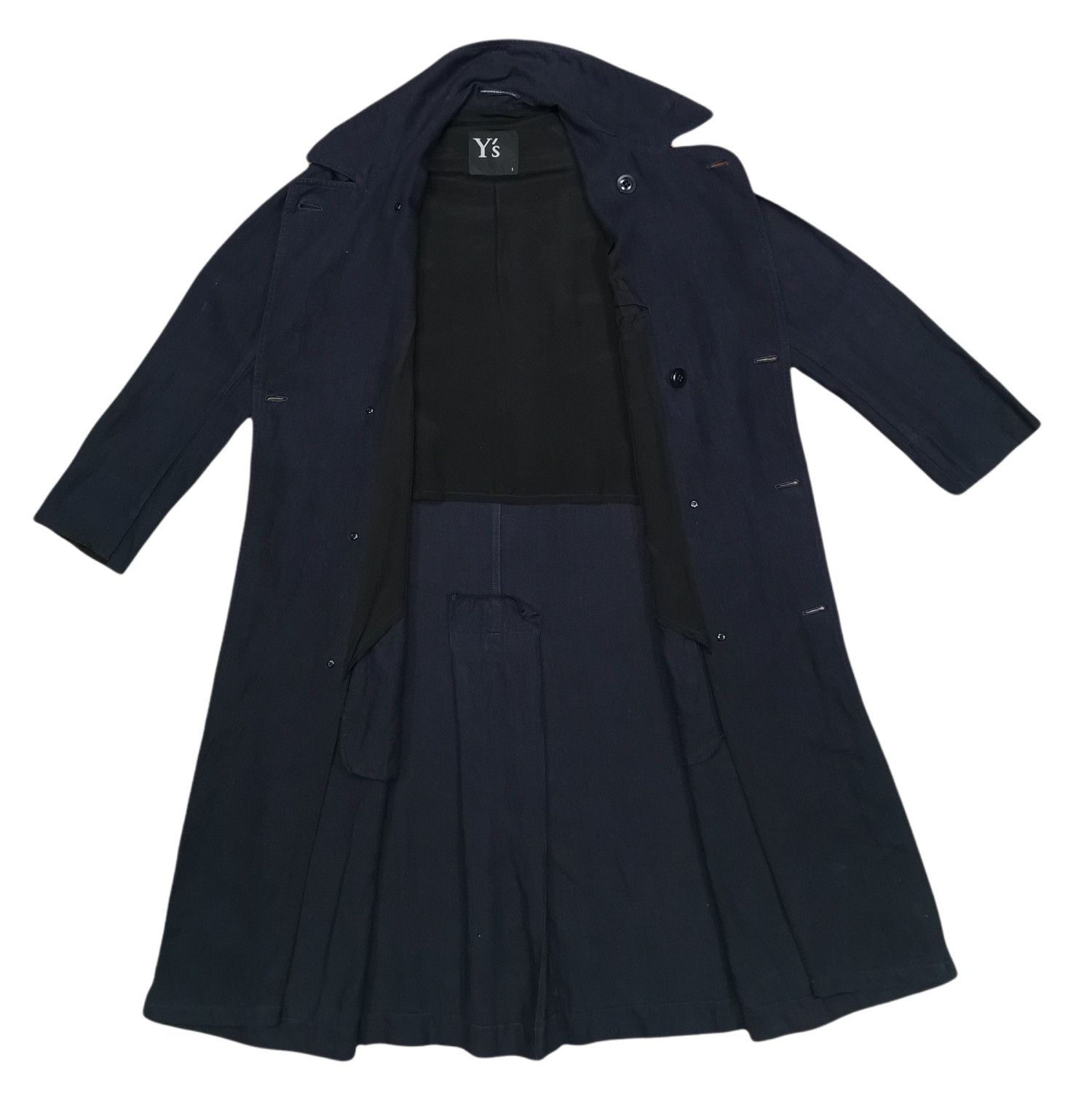 Yohji Yamamoto Y's Yohji Yamamoto Trench Coat Jacket Size US M / EU 48-50 / 2 - 10 Thumbnail