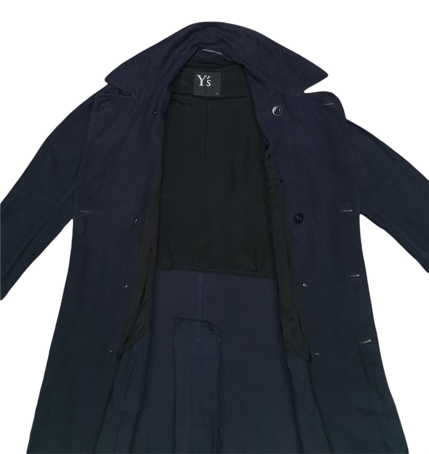 Yohji Yamamoto Y's Yohji Yamamoto Trench Coat Jacket Size US M / EU 48-50 / 2 - 11 Thumbnail