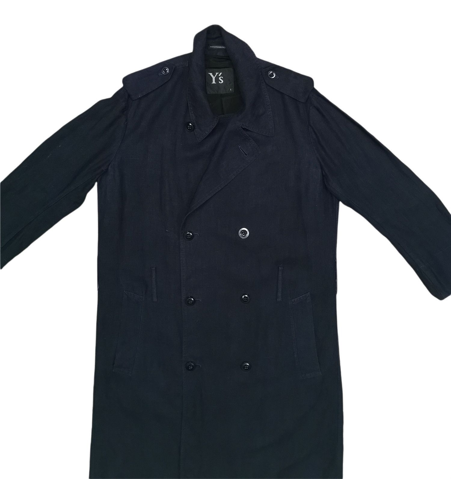 Yohji Yamamoto Y's Yohji Yamamoto Trench Coat Jacket Size US M / EU 48-50 / 2 - 4 Thumbnail