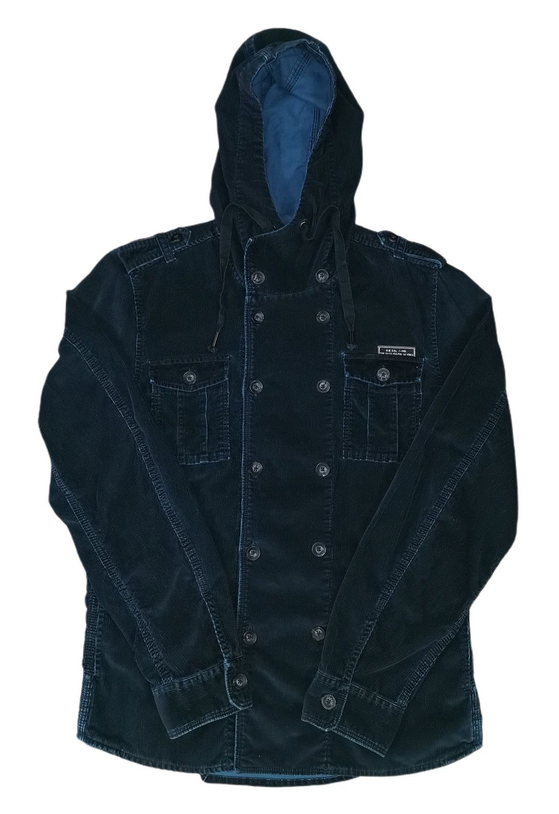 Diesel Diesel Double Breast Corduroy Hoodie Jacket Size US S / EU 44-46 / 1 - 3 Thumbnail