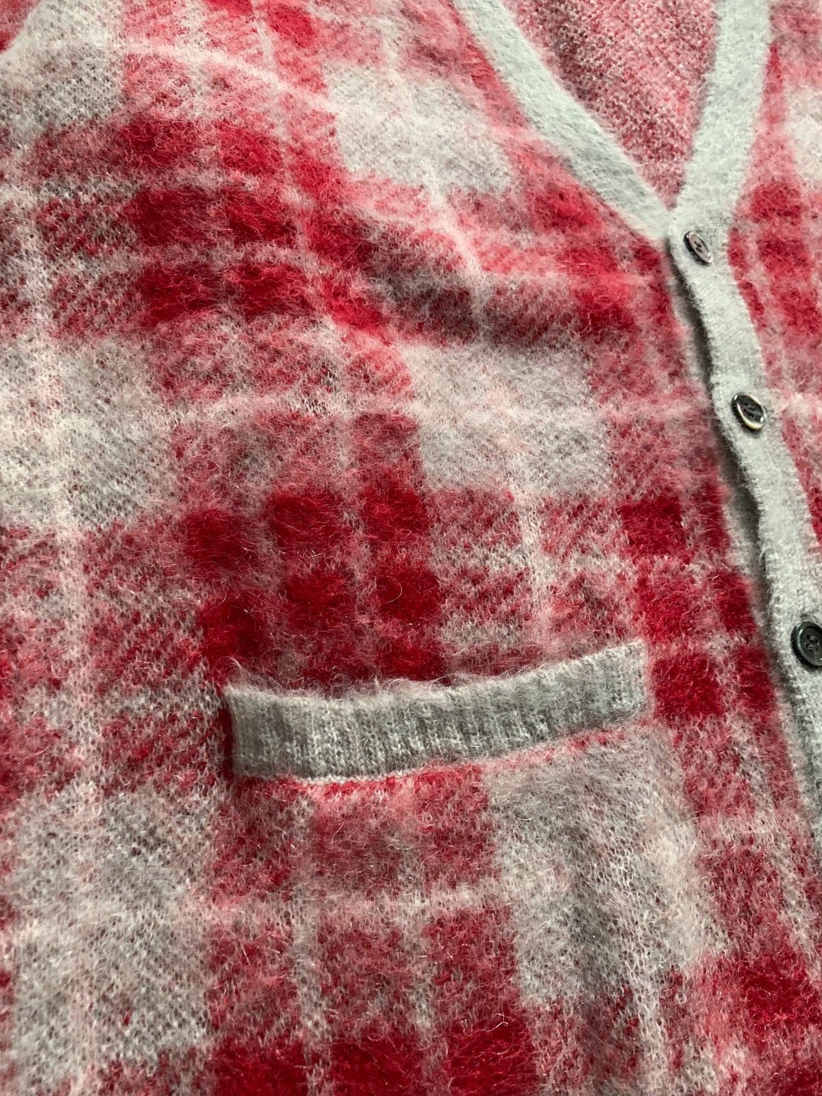 Undercover Undercover Checkered Mohair Cardigan Size US M / EU 48-50 / 2 - 4 Thumbnail