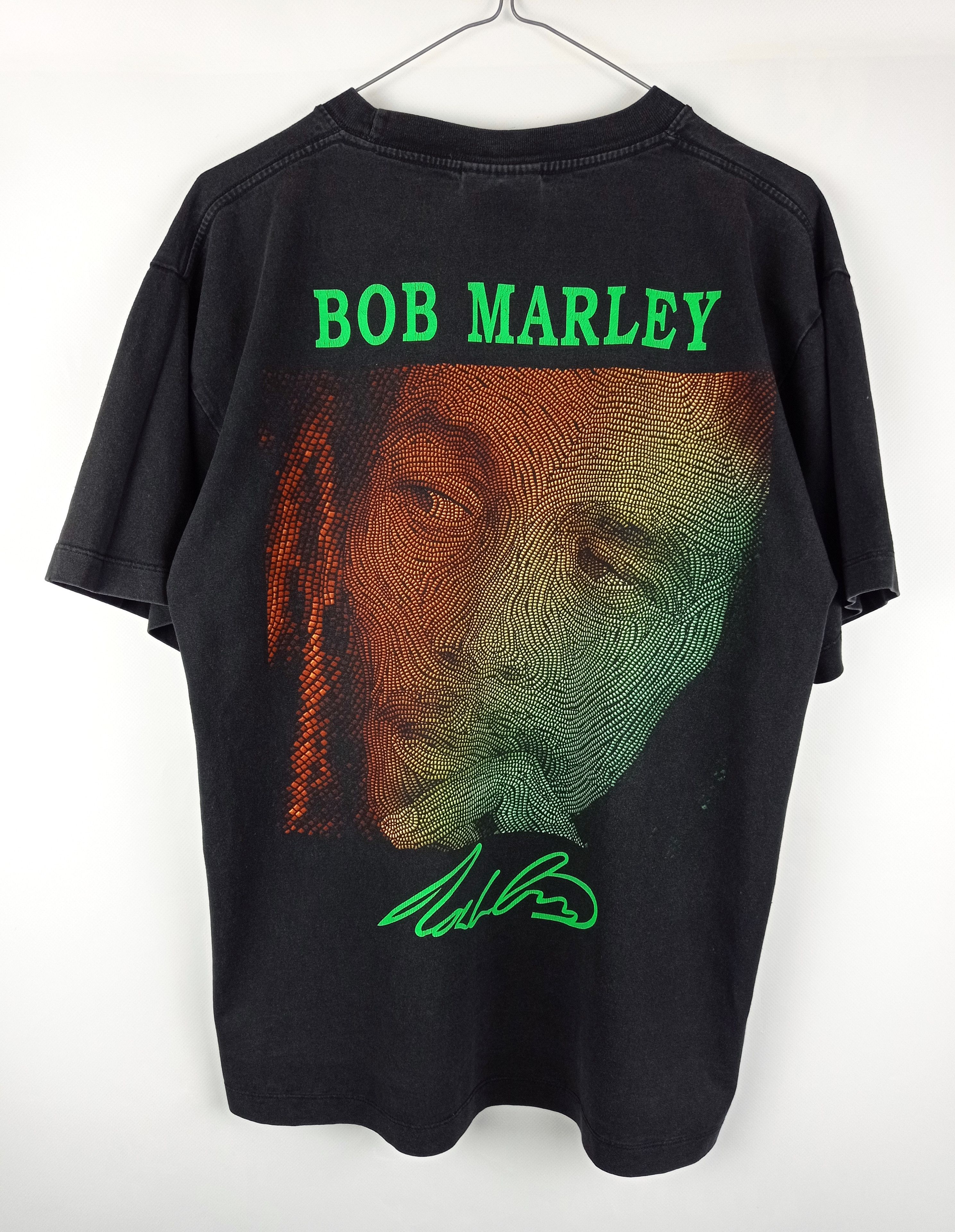 Bob Marley Vintage Bob Marley Smoke Double Sided Graphic T-shirt Size US L / EU 52-54 / 3 - 1 Thumbnail