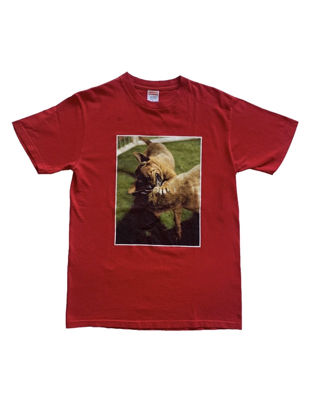 Pre-owned Supreme Ss06 Dog Fight T Shirt In Red