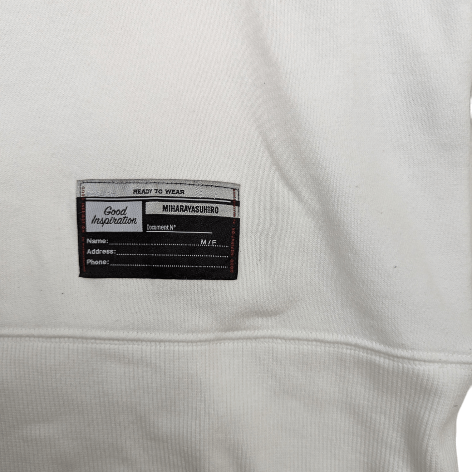 GU × Japanese Brand × Maison MIHARA YASUHIRO Japan MIHARAYUSHIRO Good Inspiration Spell Out Hoodie Jumper Size US M / EU 48-50 / 2 - 5 Thumbnail