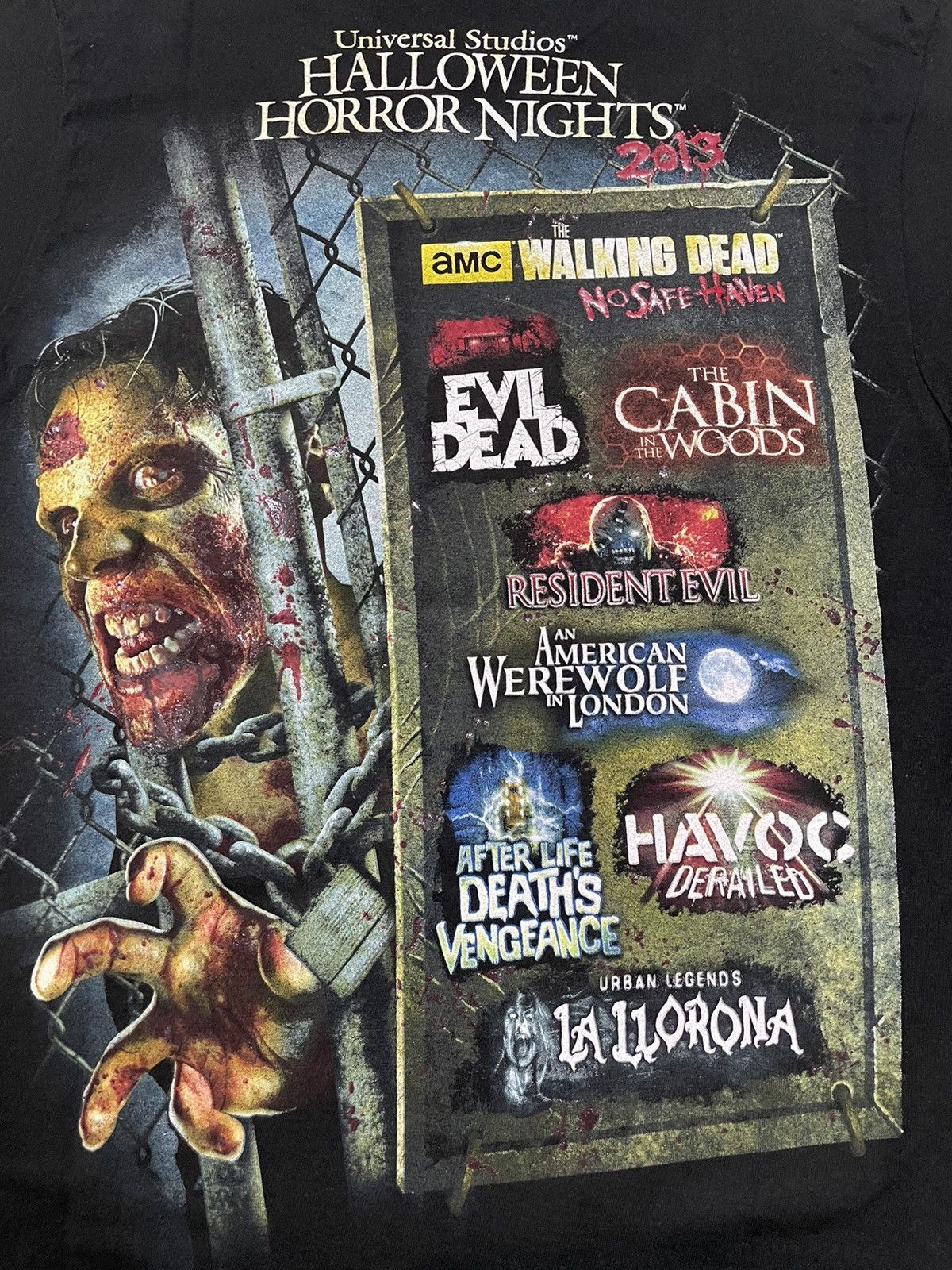 Other × Vintage Vintage Halloween Horror Nights Movie T-Shirt Size US S / EU 44-46 / 1 - 4 Thumbnail