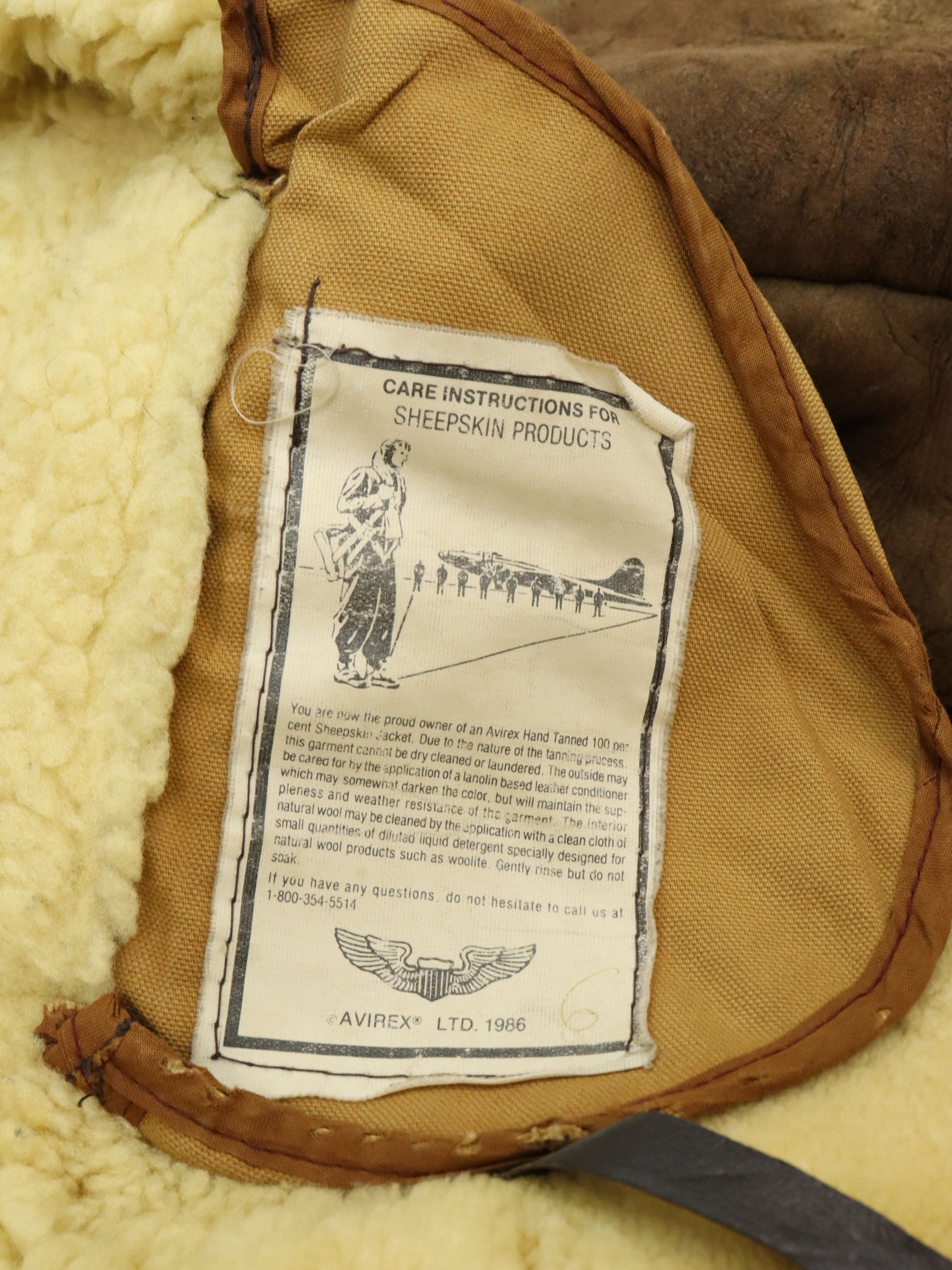 Avirex × Vintage Vtg Avirex B-3 USAAF Shearling Leather Flight Bomber Jacket Size US M / EU 48-50 / 2 - 24 Thumbnail