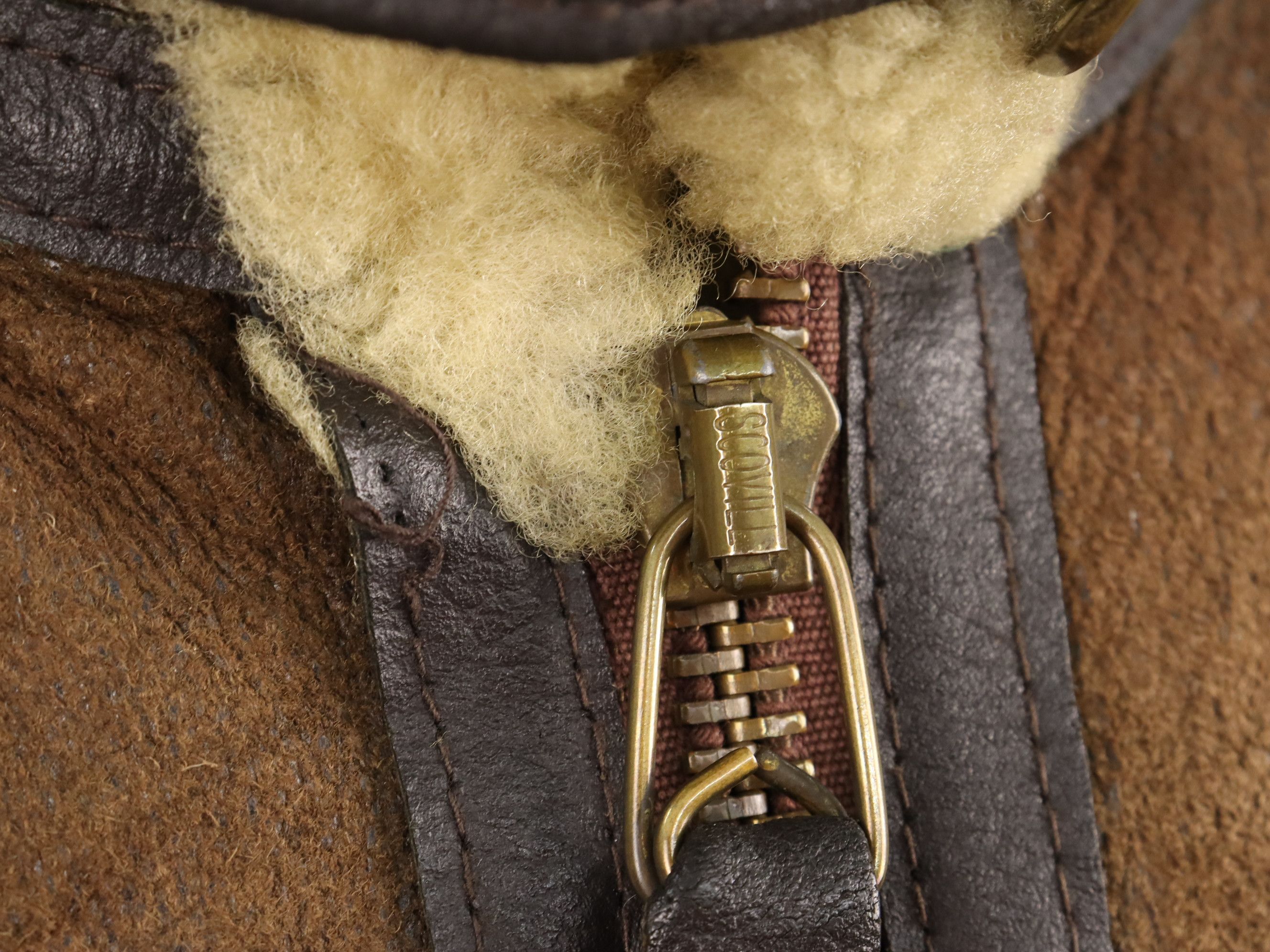 Avirex × Vintage Vtg Avirex B-3 USAAF Shearling Leather Flight Bomber Jacket Size US M / EU 48-50 / 2 - 13 Thumbnail