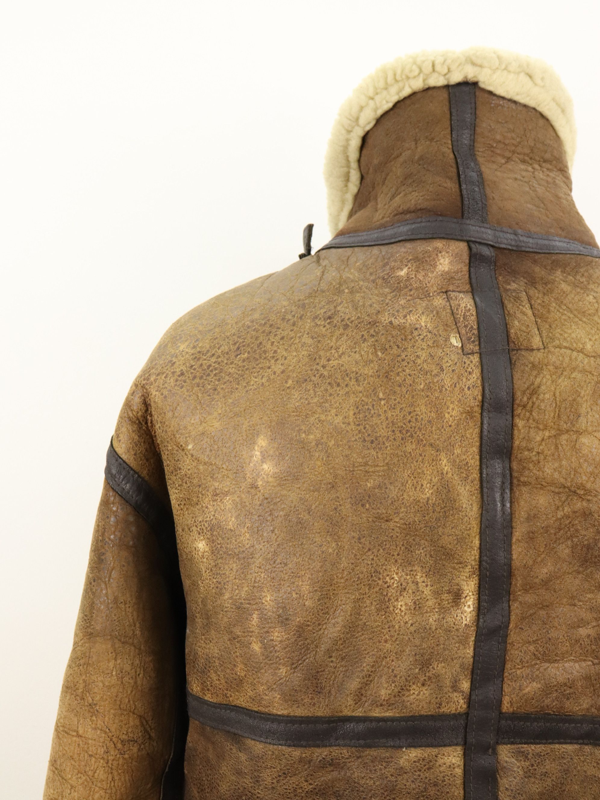 Avirex × Vintage Vtg Avirex B-3 USAAF Shearling Leather Flight Bomber Jacket Size US M / EU 48-50 / 2 - 16 Thumbnail