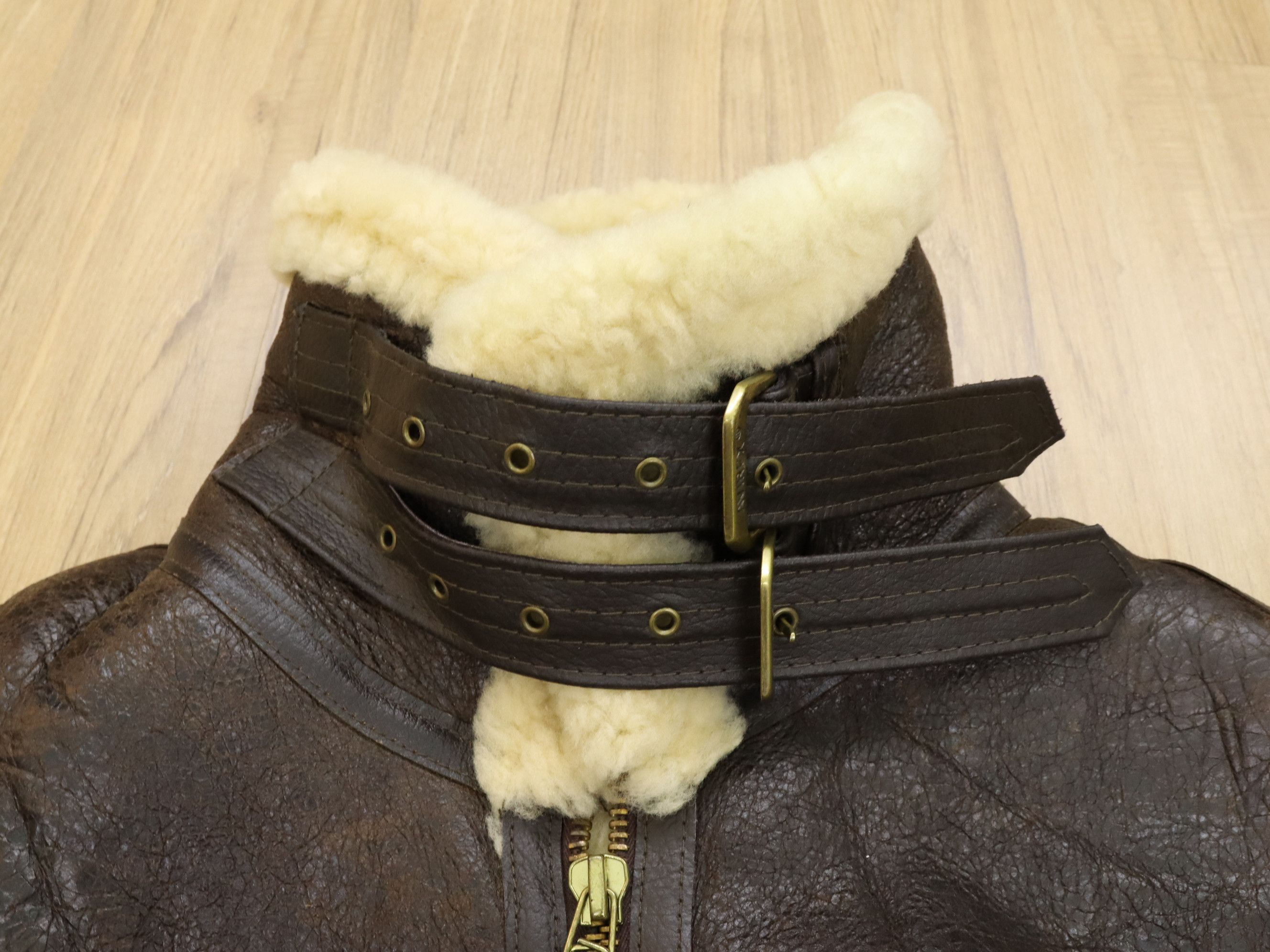 Avirex Vtg. Avirex Type B-3 Leather Sheepskin Flight Bomber Jacket Size US M / EU 48-50 / 2 - 13 Thumbnail