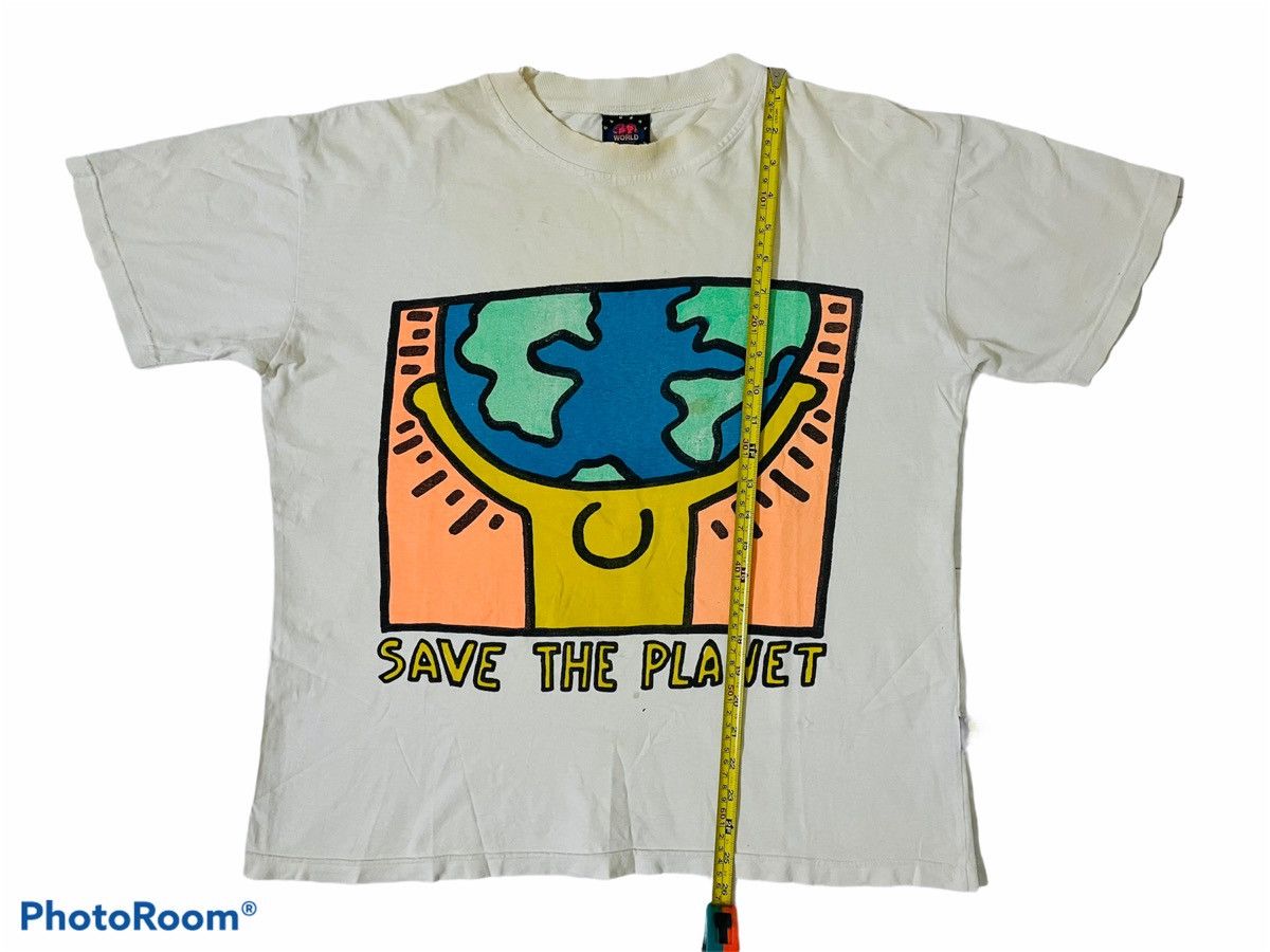 Japanese Brand 🔥LAST DROP🔥Vintage Pop Art Save The Planet Keith Haring Size US XL / EU 56 / 4 - 4 Thumbnail