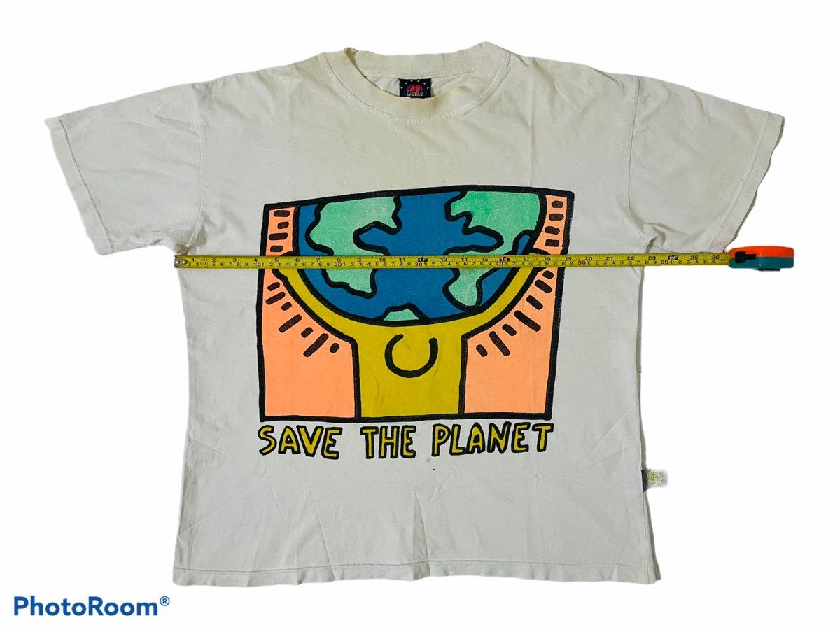 Japanese Brand 🔥LAST DROP🔥Vintage Pop Art Save The Planet Keith Haring Size US XL / EU 56 / 4 - 3 Thumbnail