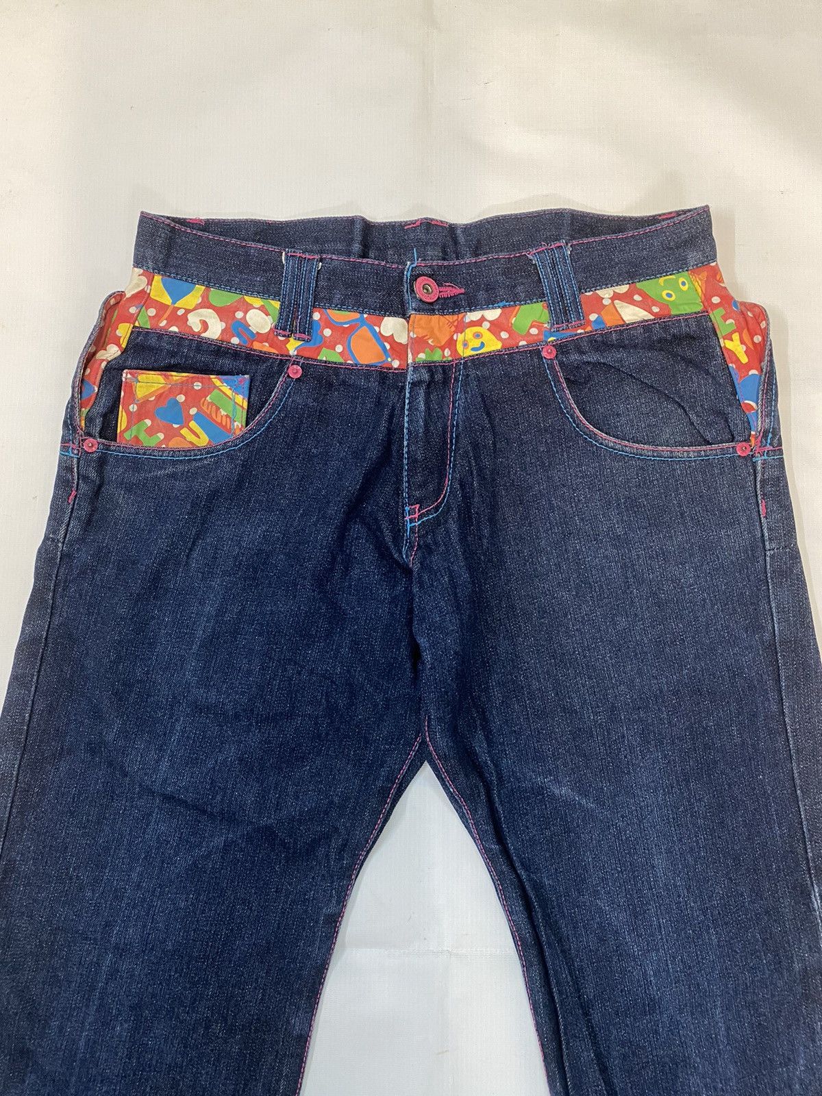 Designer × Japanese Brand Rare Art Denim Japanese Brand Size US 32 / EU 48 - 2 Thumbnail