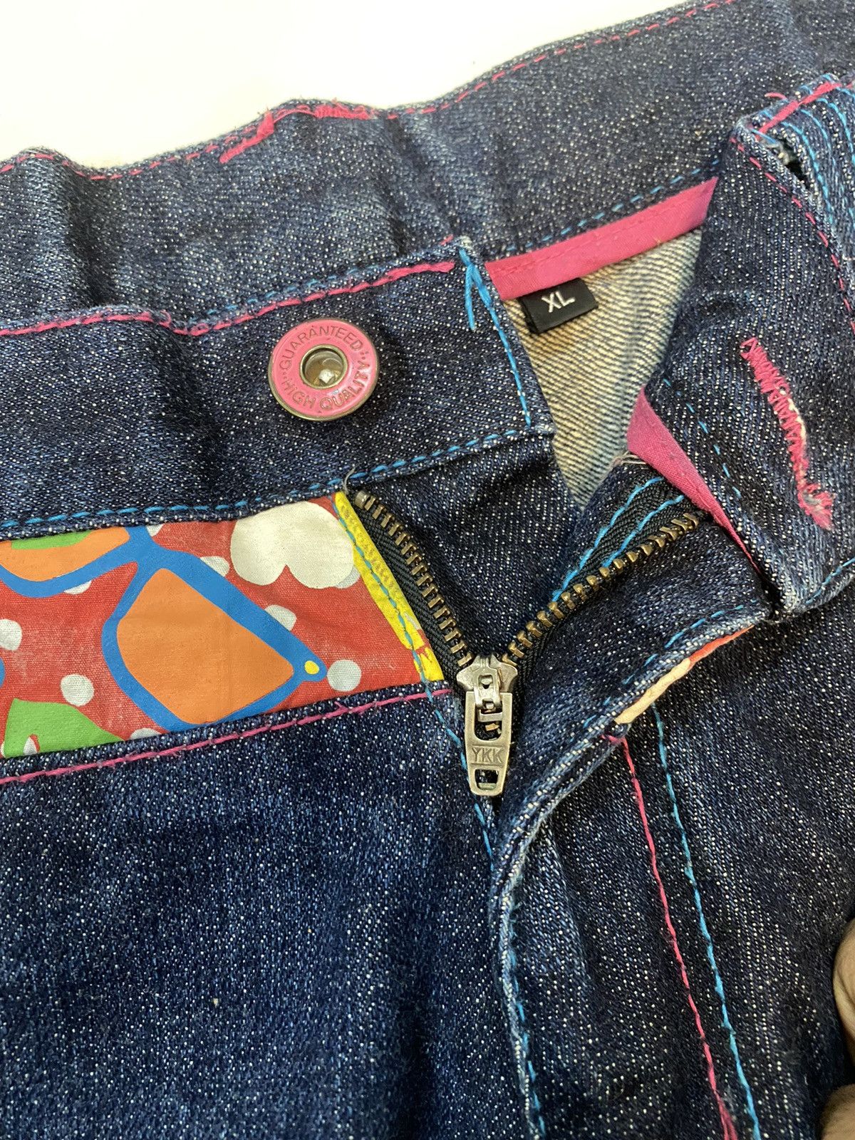 Designer × Japanese Brand Rare Art Denim Japanese Brand Size US 32 / EU 48 - 3 Thumbnail