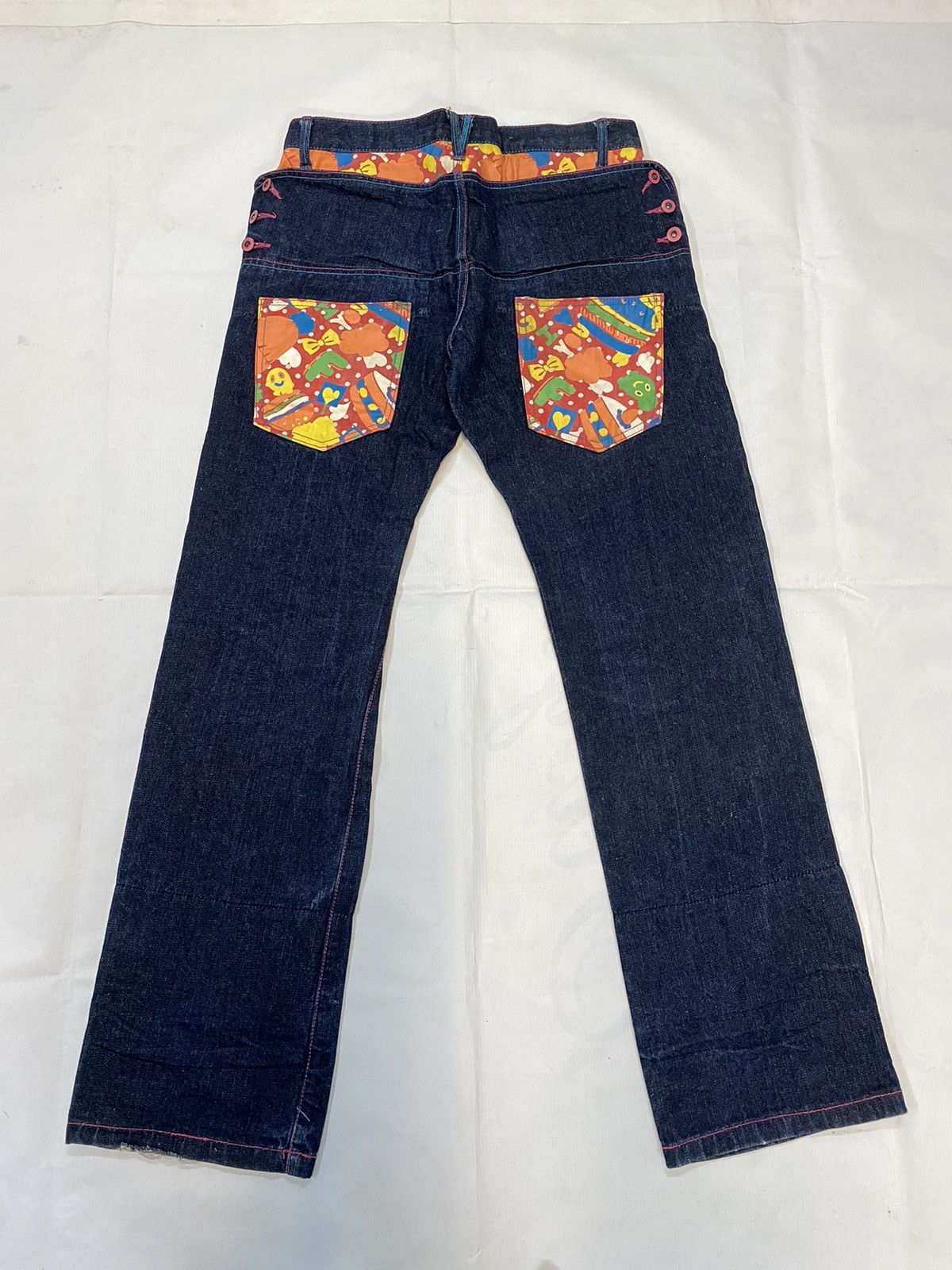 Designer × Japanese Brand Rare Art Denim Japanese Brand Size US 32 / EU 48 - 9 Thumbnail