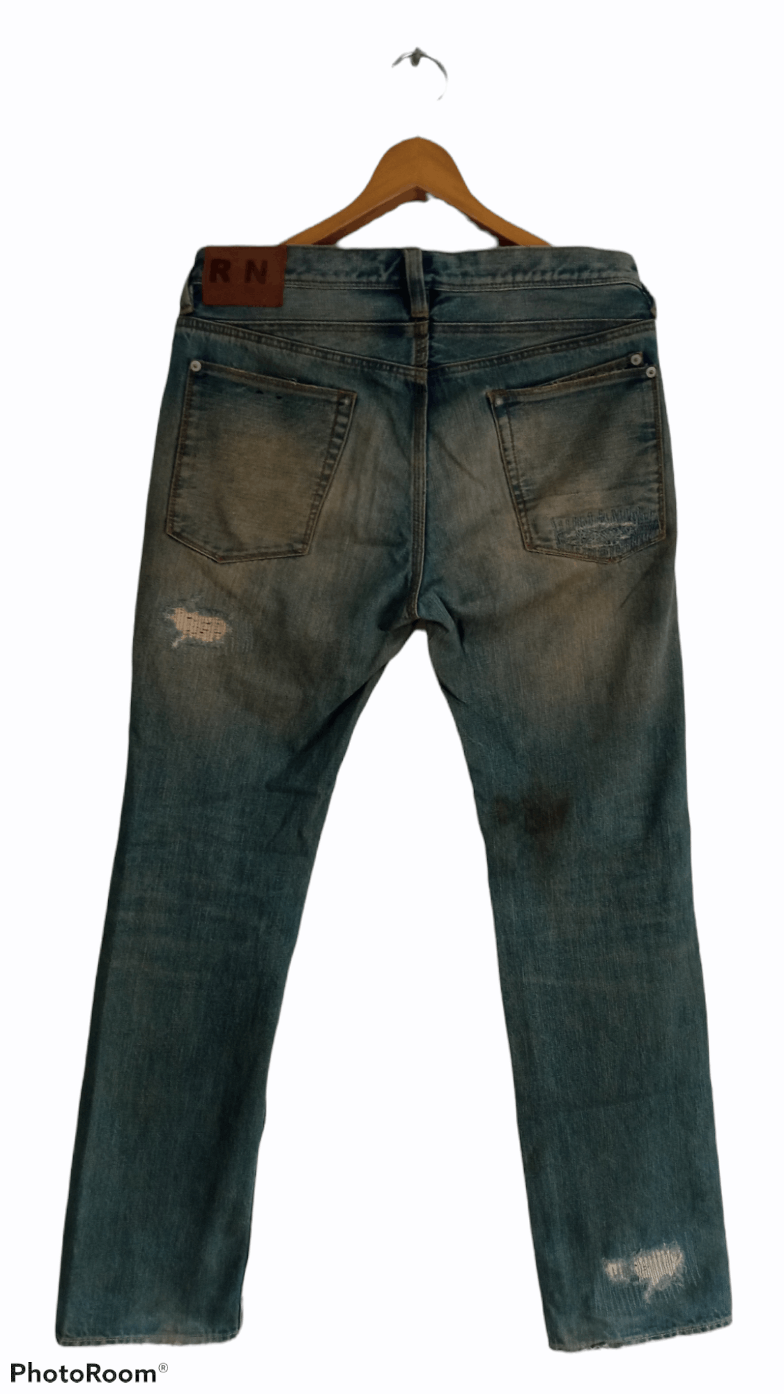 Paul Smith × R.Newbold × Vintage 🔥🔥R.Newbold Paul Smith Patchwork Distressed Jeans Denim Size US 32 / EU 48 - 15 Thumbnail