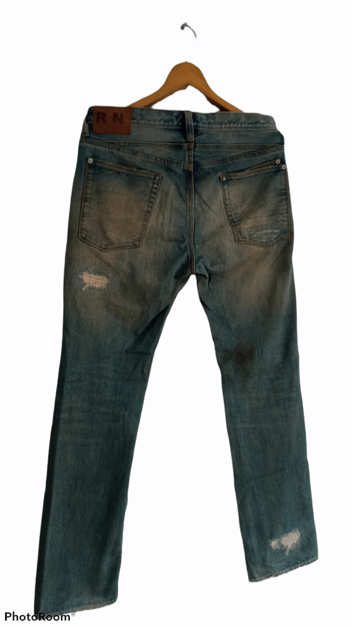 Paul Smith × R.Newbold × Vintage 🔥🔥R.Newbold Paul Smith Patchwork Distressed Jeans Denim Size US 32 / EU 48 - 16 Thumbnail