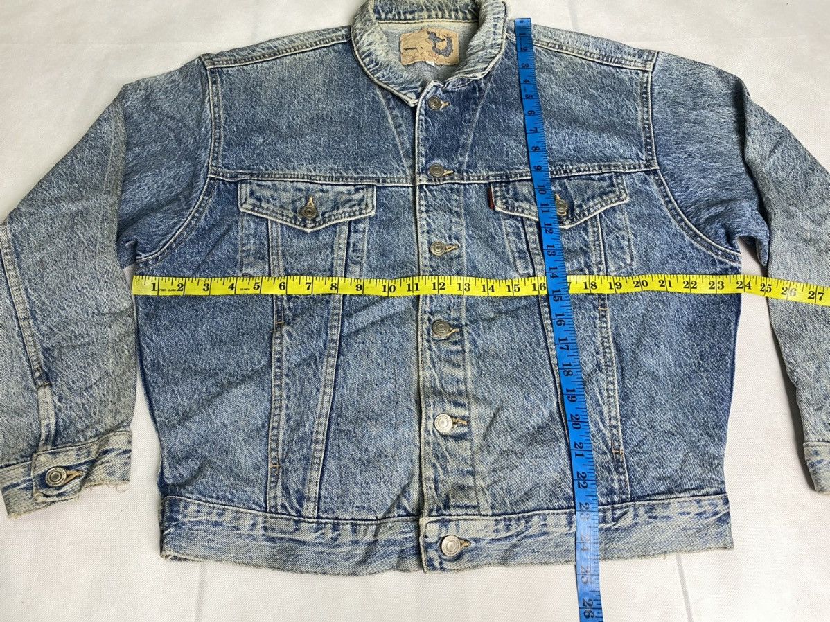 Other Vintage Spirit Denim Jacket Trucker Distressed Denim Size US M / EU 48-50 / 2 - 12 Thumbnail